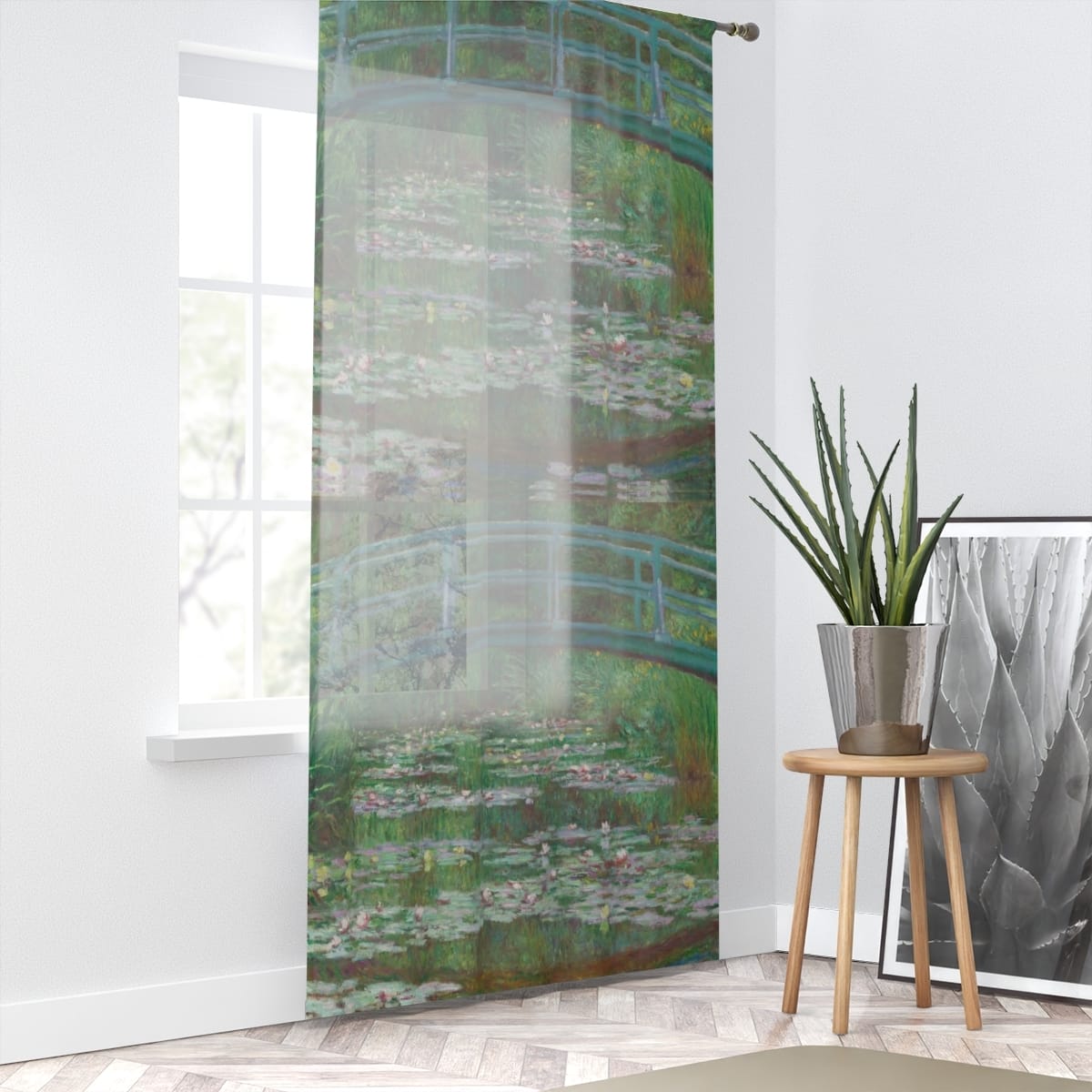 Art Window Curtain, Artist Claude Monet, Artwork 