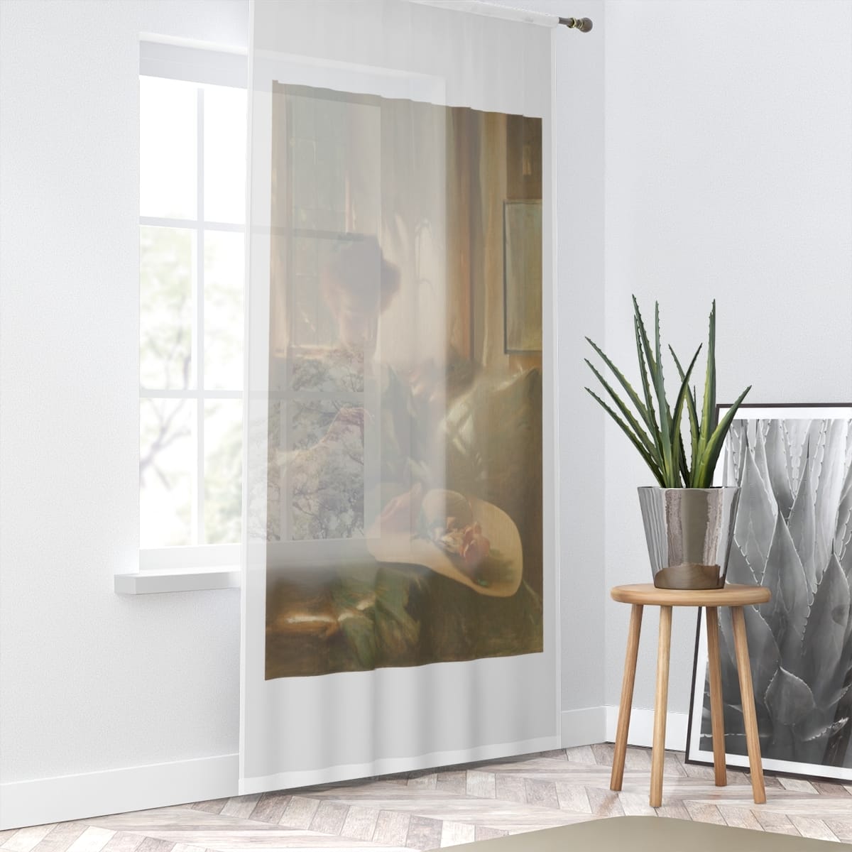 Art Window Curtain, Artist John White Alexander, Artwork 