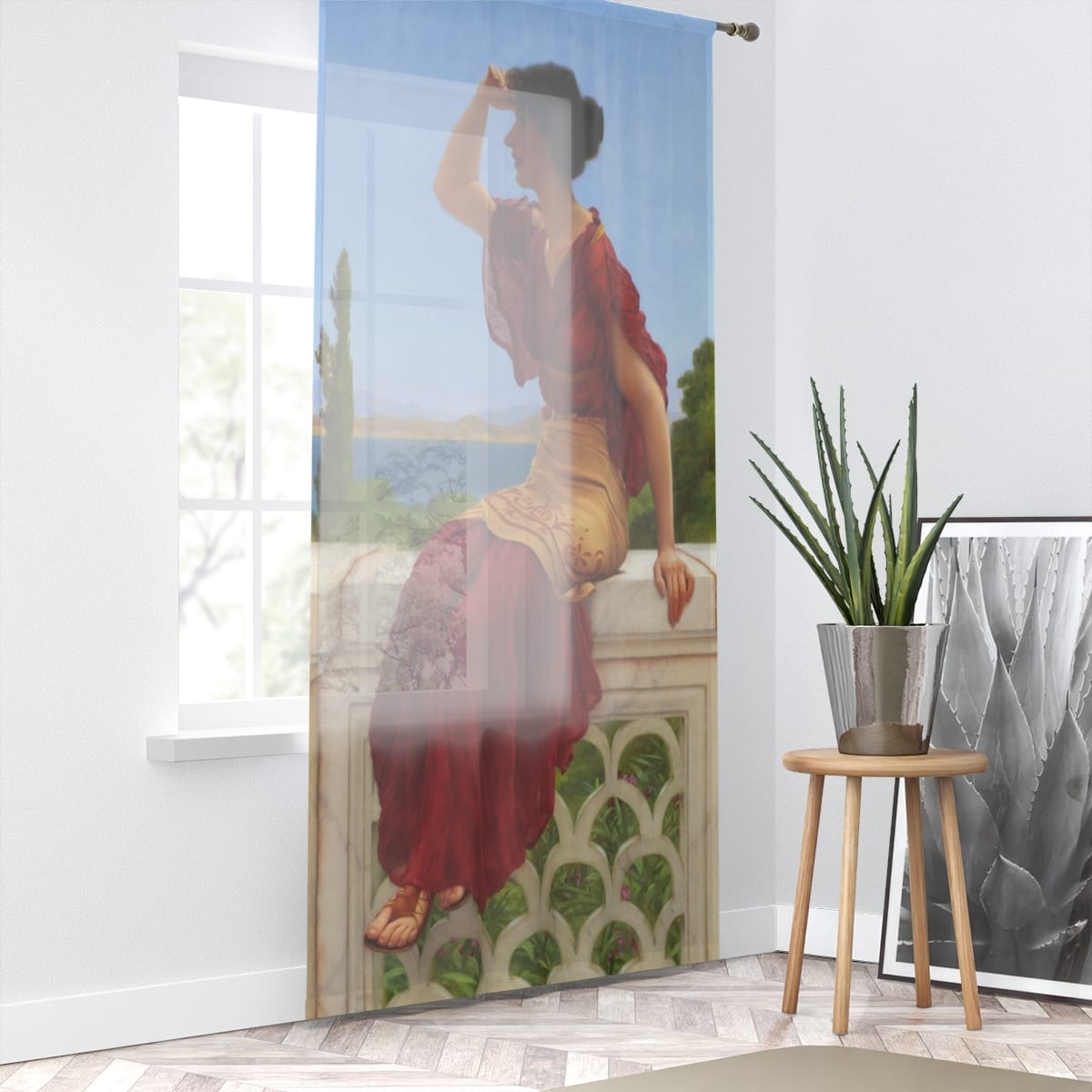 Art Window Curtain, Artist John William Godward, Artwork 