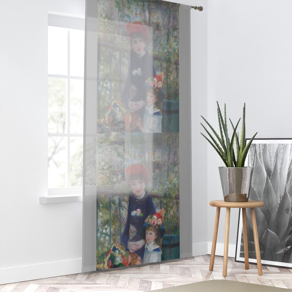 Art Window Curtain, Artist Pierre Auguste Renoir, Artwork 