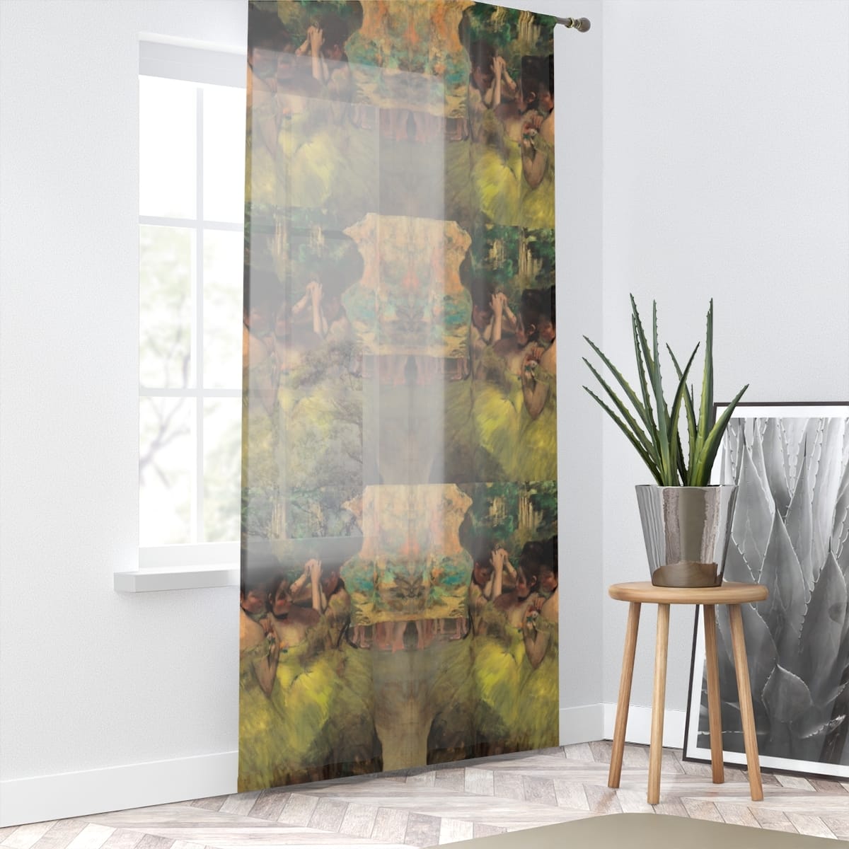 Art Window Curtain, Artist Edgar Degas, Artwork 
