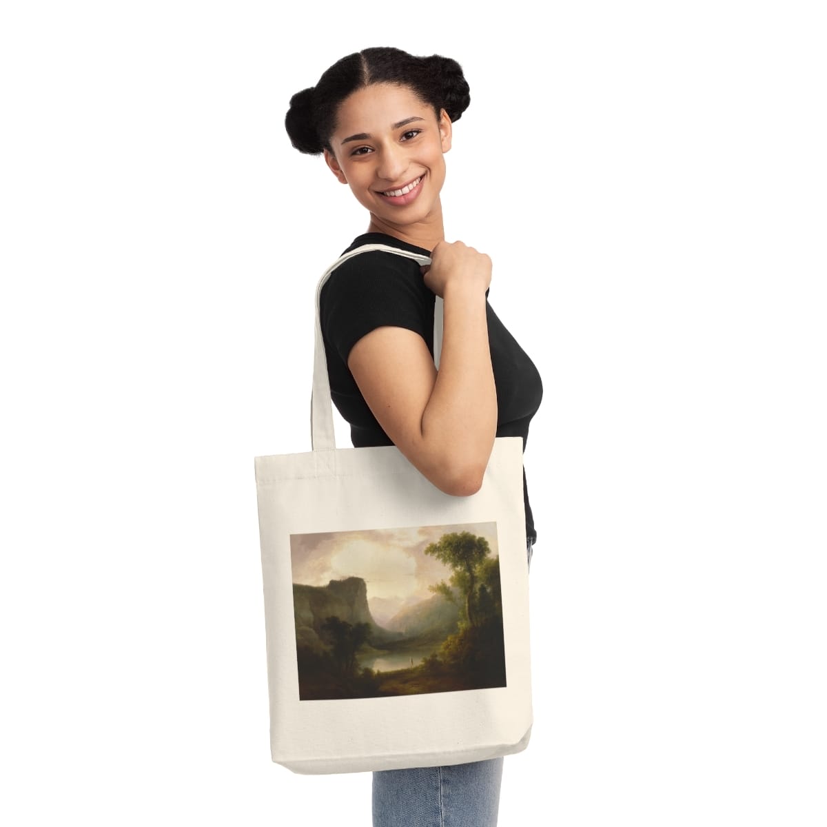 Art Woven Tote Bag, Artist Thomas Doughty, Artwork 