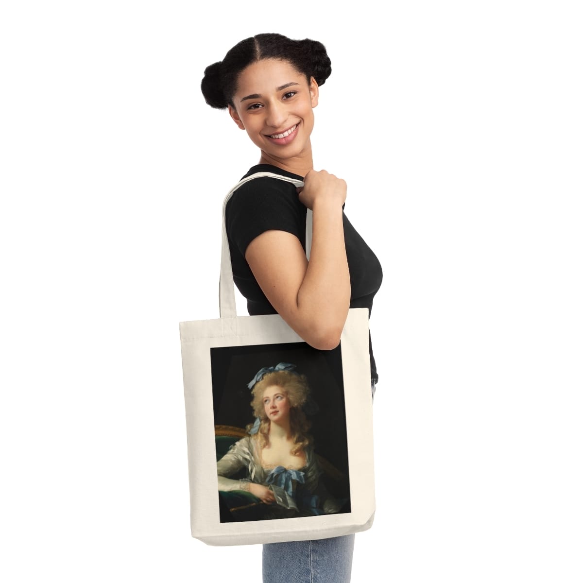 Art Woven Tote Bag, Artist Elisabeth Louise Vigee Le Brun, Artwork 