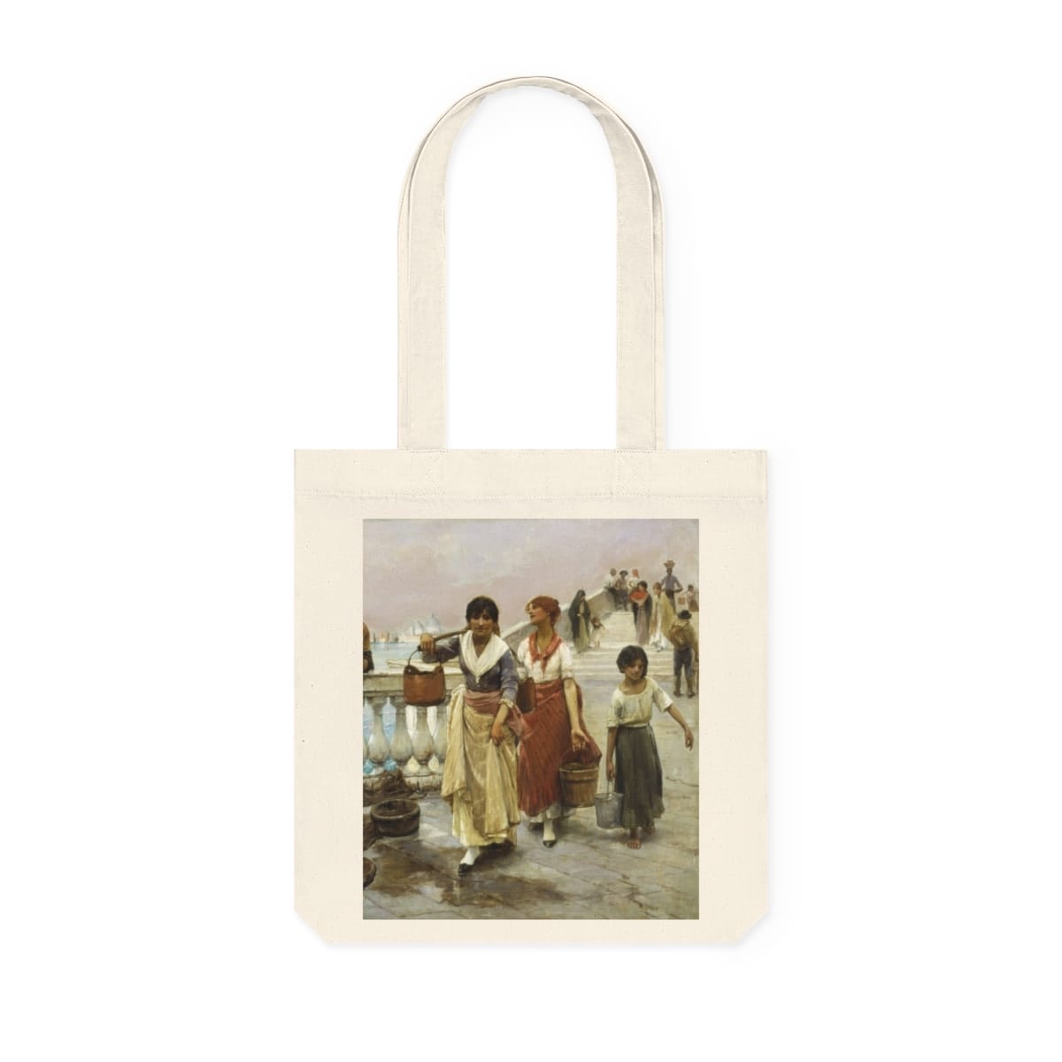 Art Woven Tote Bag, Artist Frank Duveneck, Artwork 