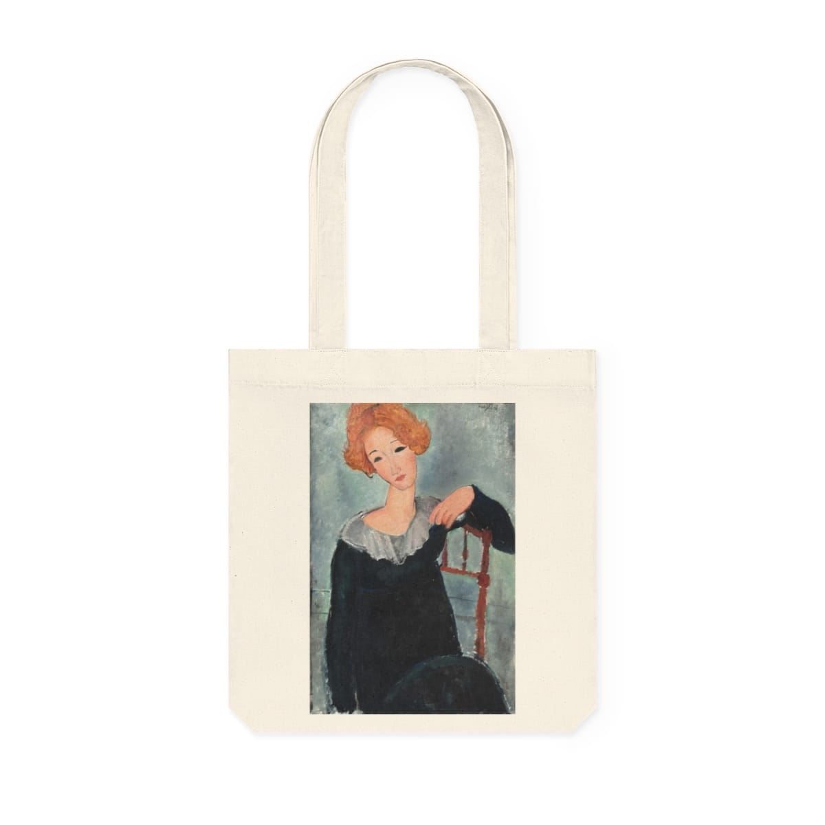 Art Woven Tote Bag, Artist Amedeo Modigliani, Artwork 