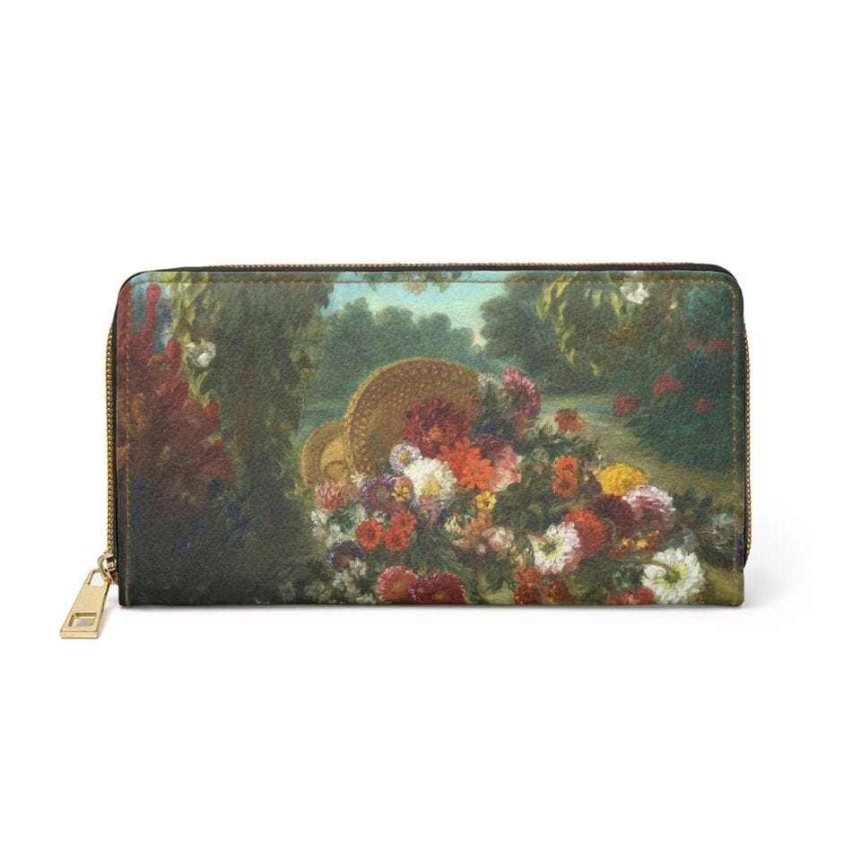 Art zipper wallet
