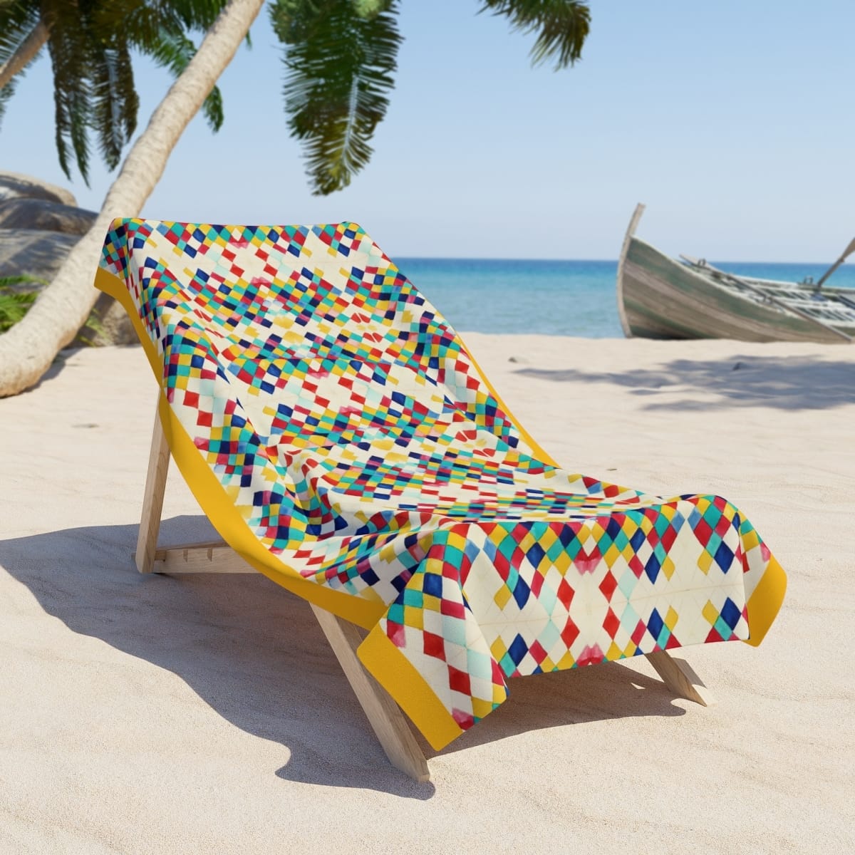 Beach Art Towel, Artist Wassily Kandinsky, Artwork 