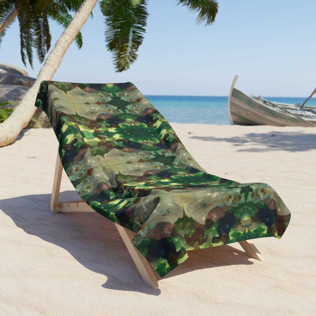 Beach Art Towel, Artist Leo Putz, Artwork 