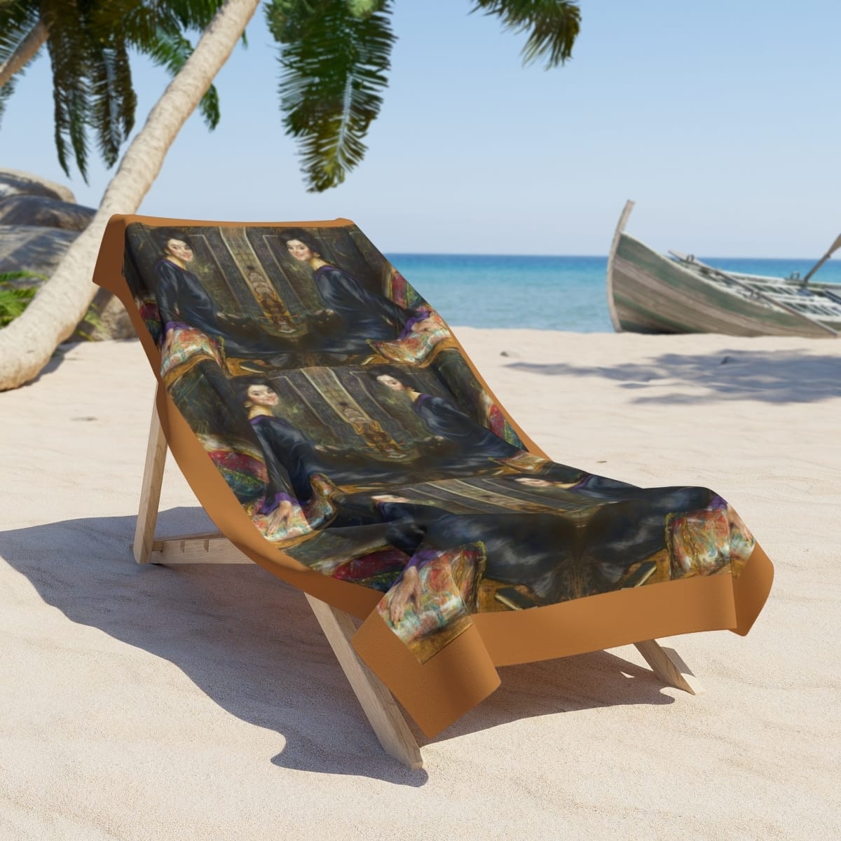 Beach Art Towel, Artist Alice Pike Barney, Artwork 