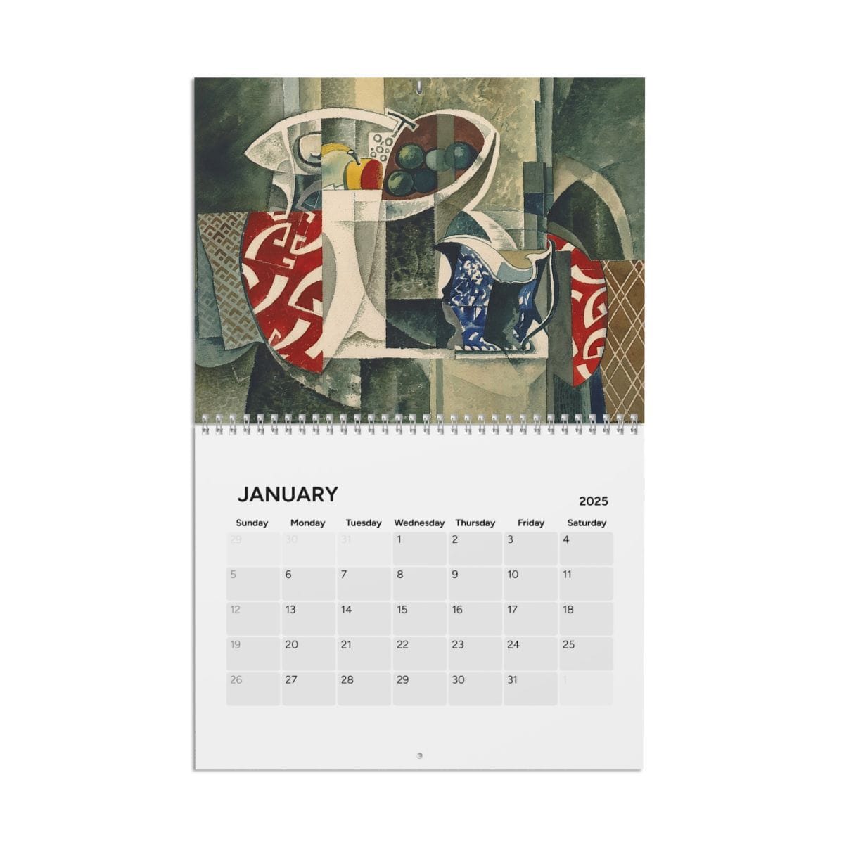 Calendar 2025, Artist Earl Horter, Artwork 