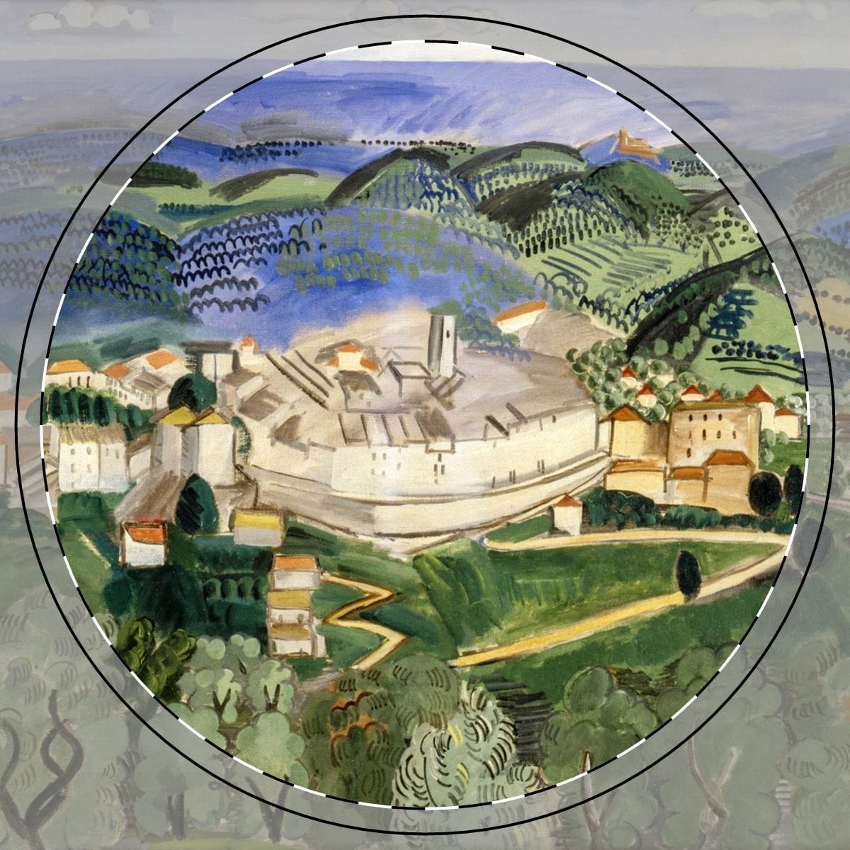 Ceramic Art Coaster, Artist Raoul Dufy, Artwork 