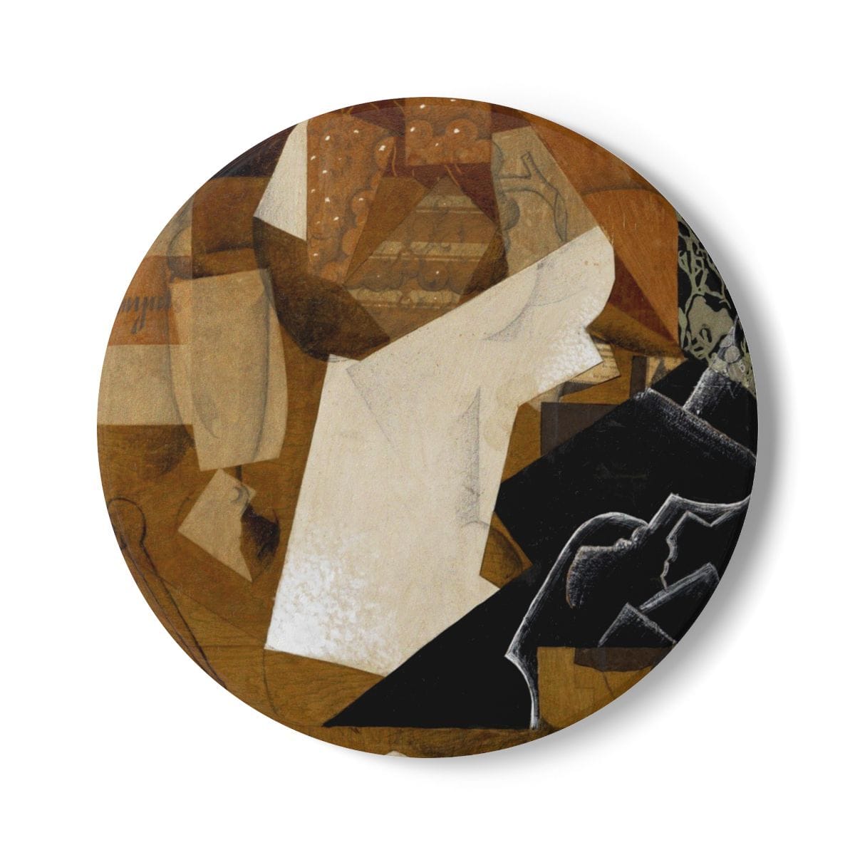 Ceramic Art Coaster, Artist Juan Gris, Artwork 
