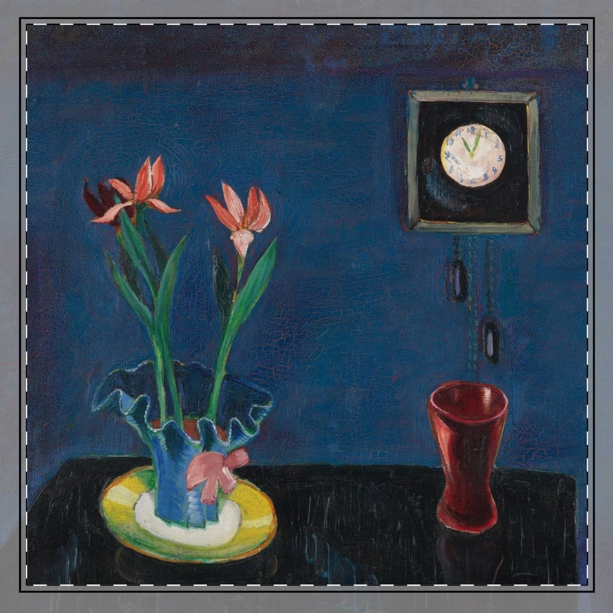 Cotton Twill Art Napkin, Artist Walter Gramatte, Artwork 