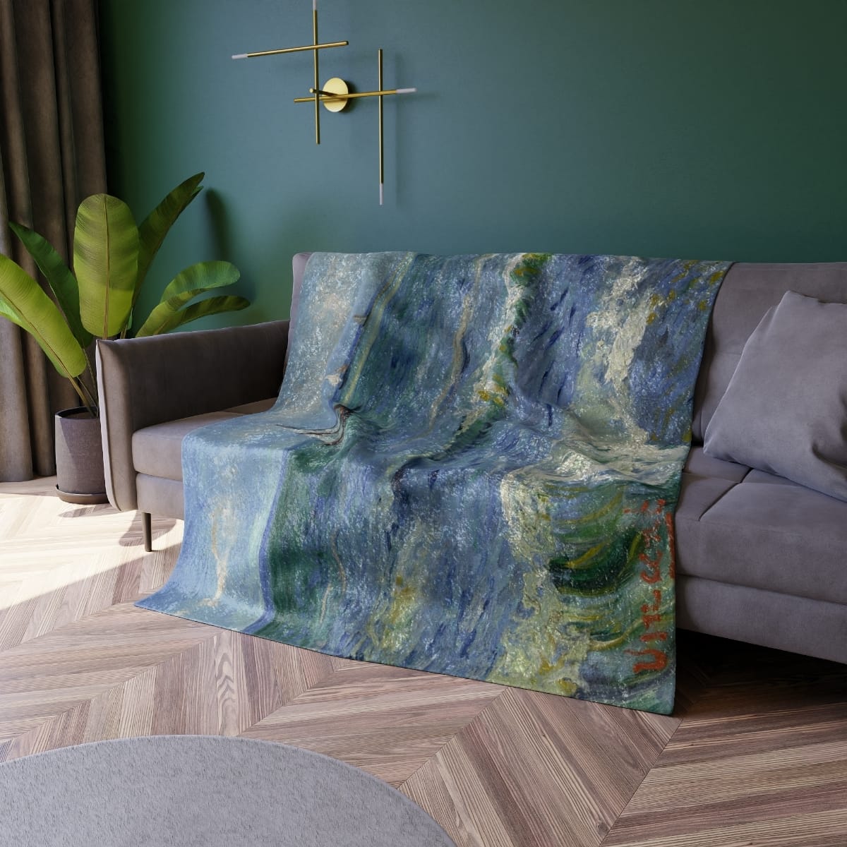 Crushed Velvet Blanket, Artist Vincent Van Gogh, Artwork 