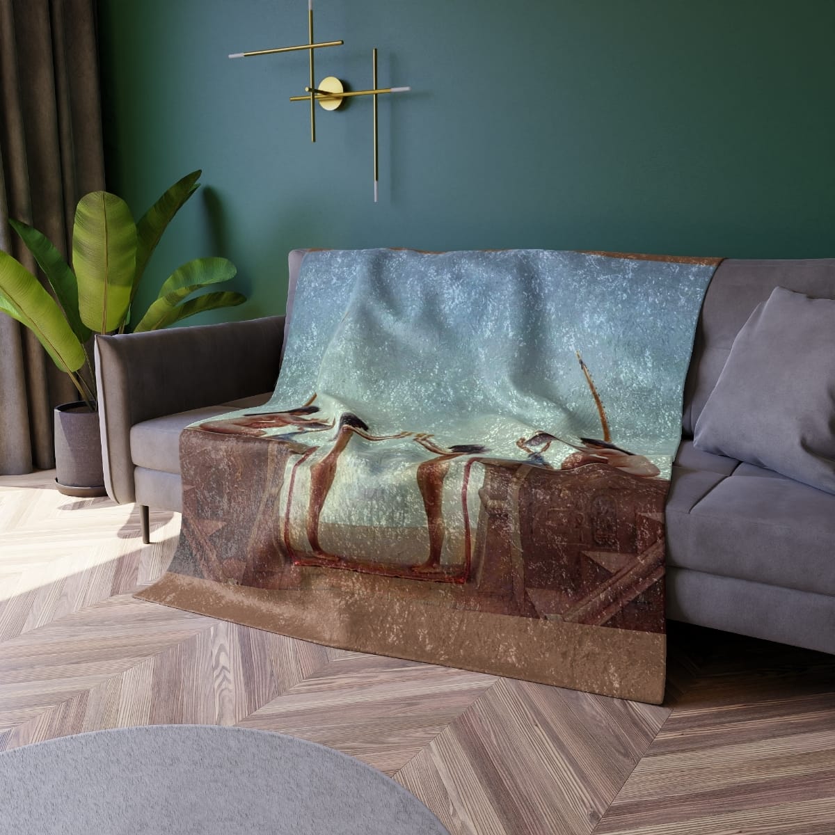 Crushed Velvet Blanket, Artist Luis Ricardo Falero, Artwork 