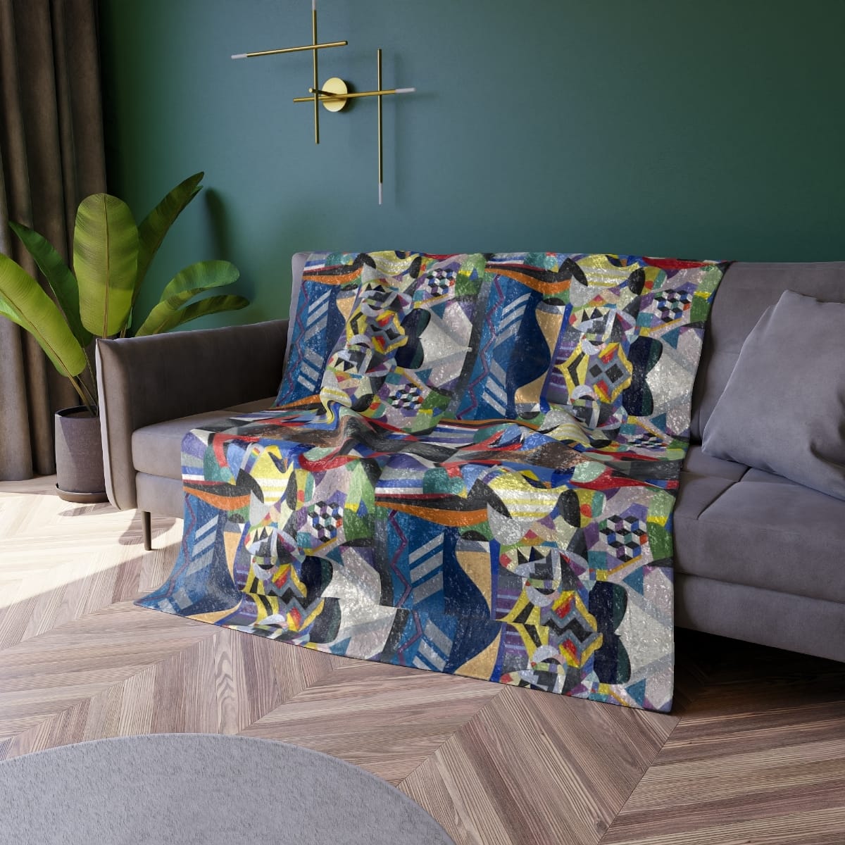 Crushed Velvet Blanket, Artist Jay Van Everen, Artwork 