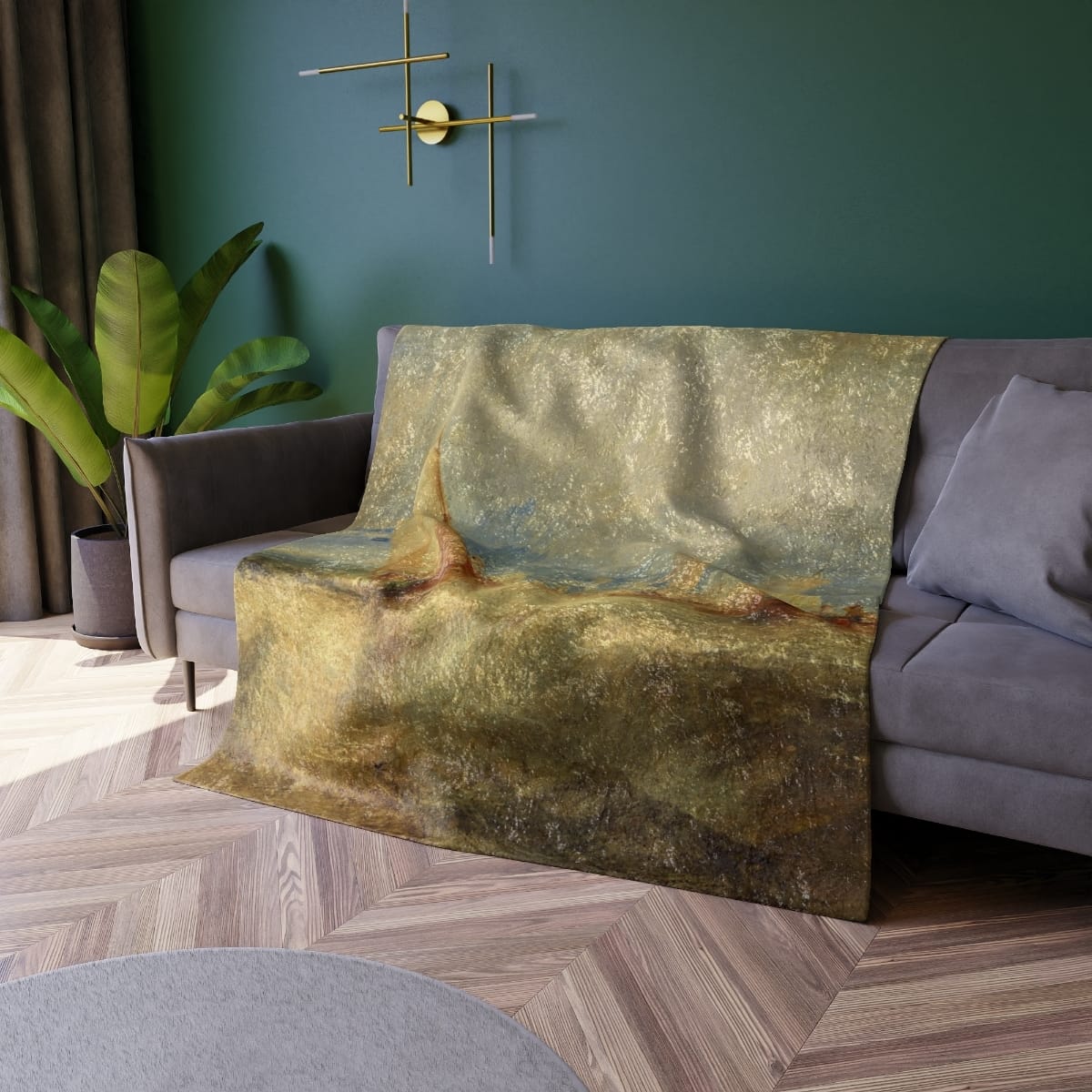 Crushed Velvet Blanket, Artist Joseph Mallord William Turner, Artwork 