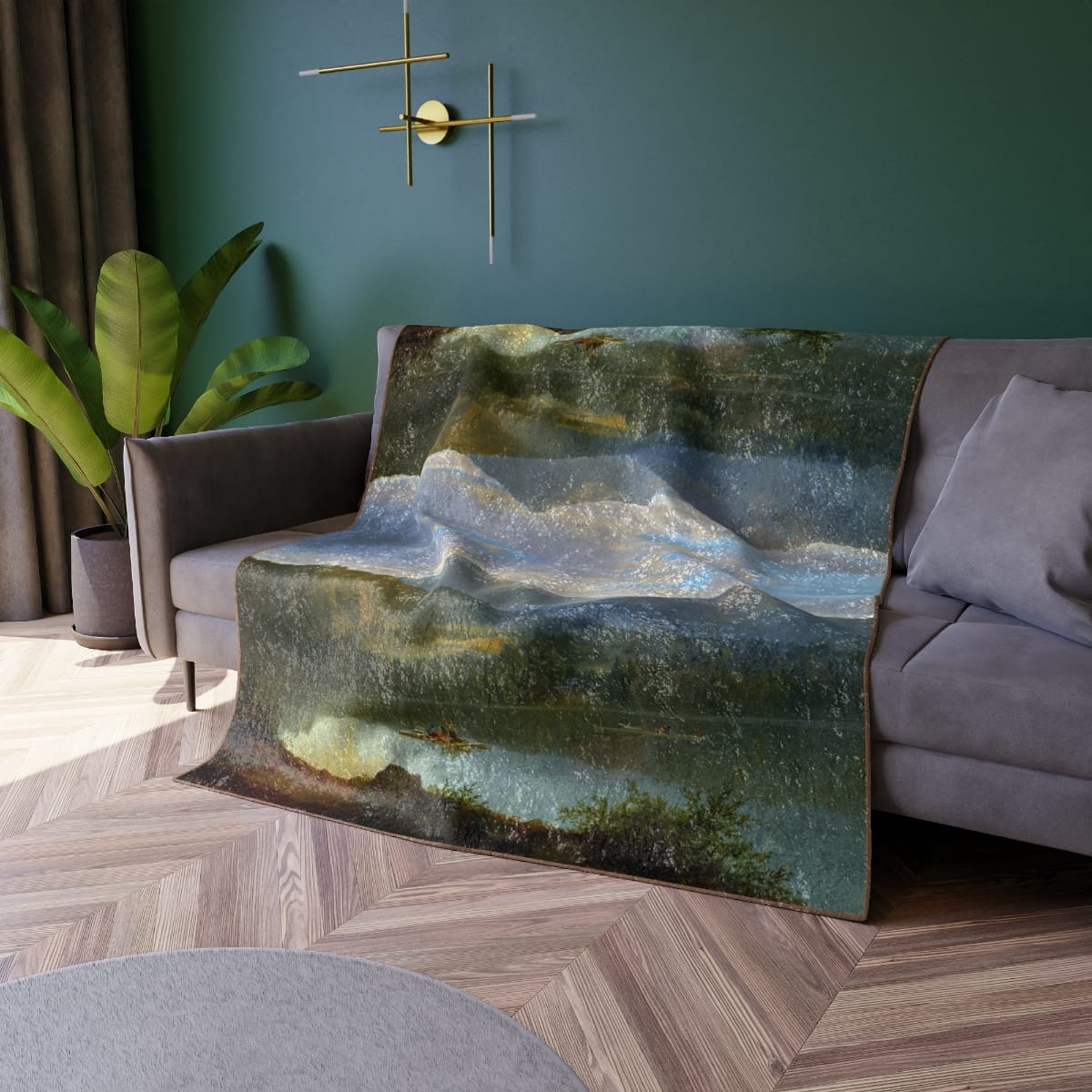 Crushed Velvet Blanket, Artist John Mix Stanley, Artwork 