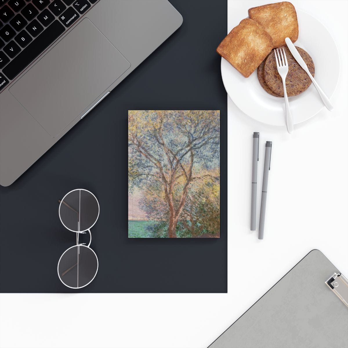 Hard Backed Art Journal, Artist Claude Monet, Artwork 