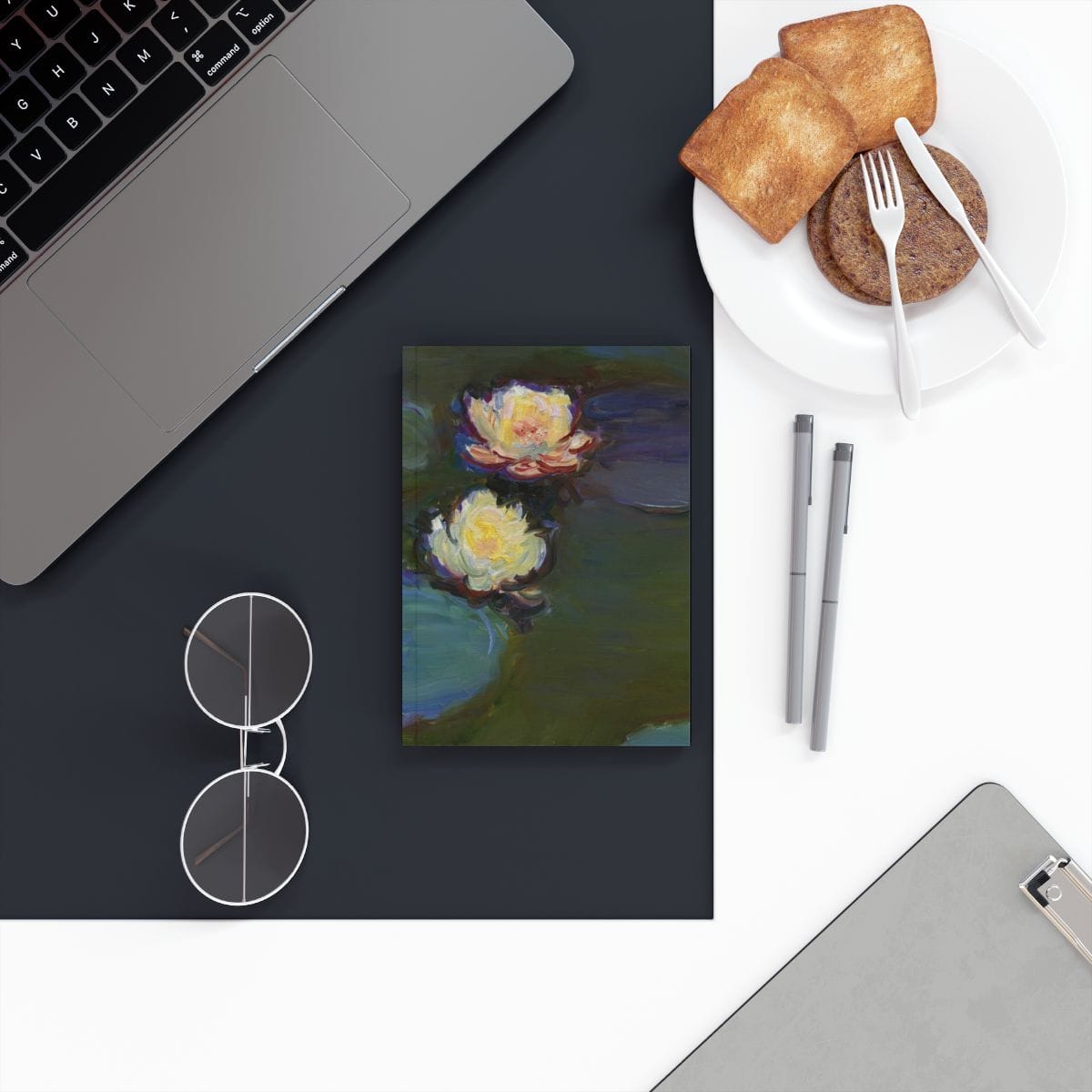 Hard Backed Art Journal, Artist Claude Monet, Artwork 