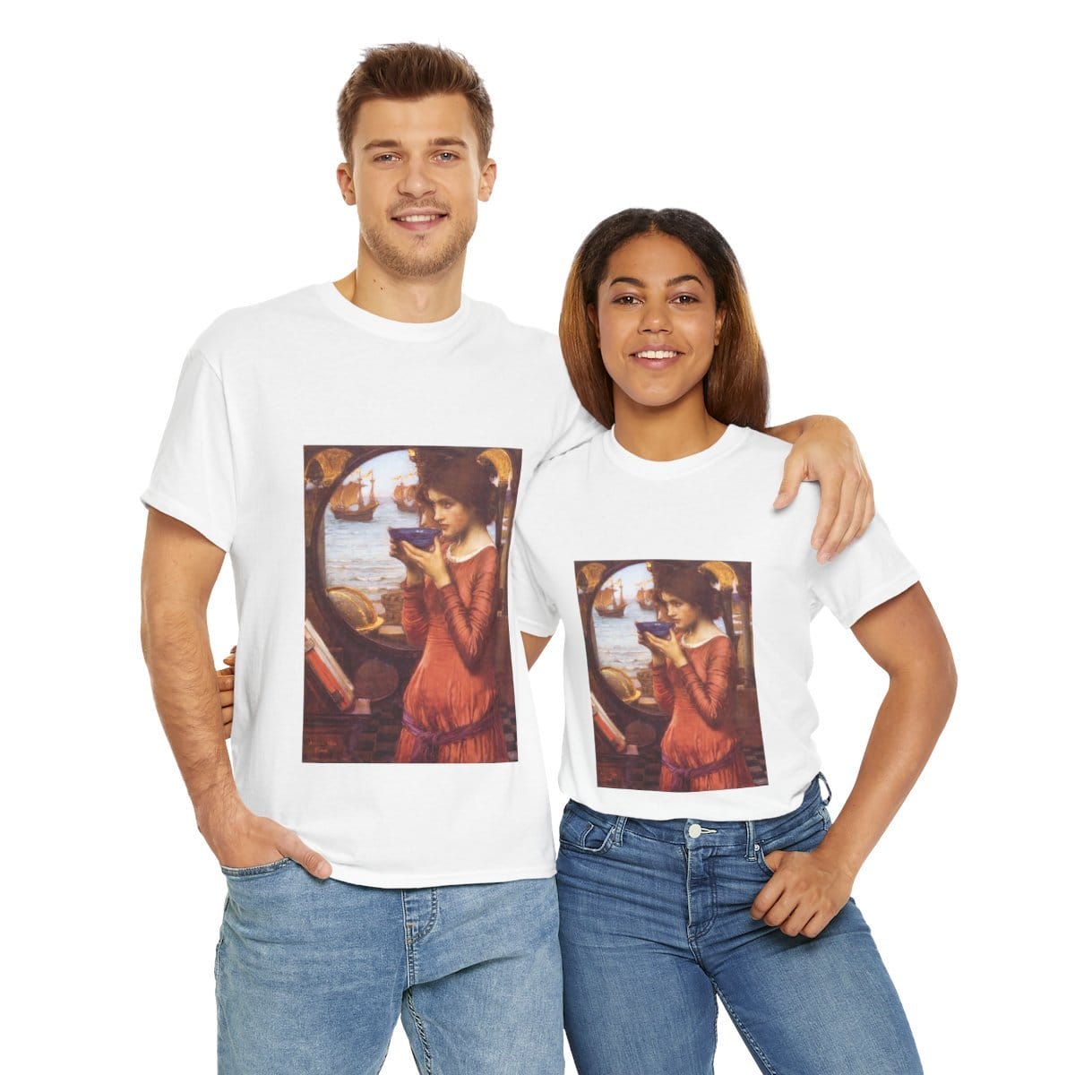 Heavy Cotton Art Tee, Artist John William Waterhouse, Artwork 