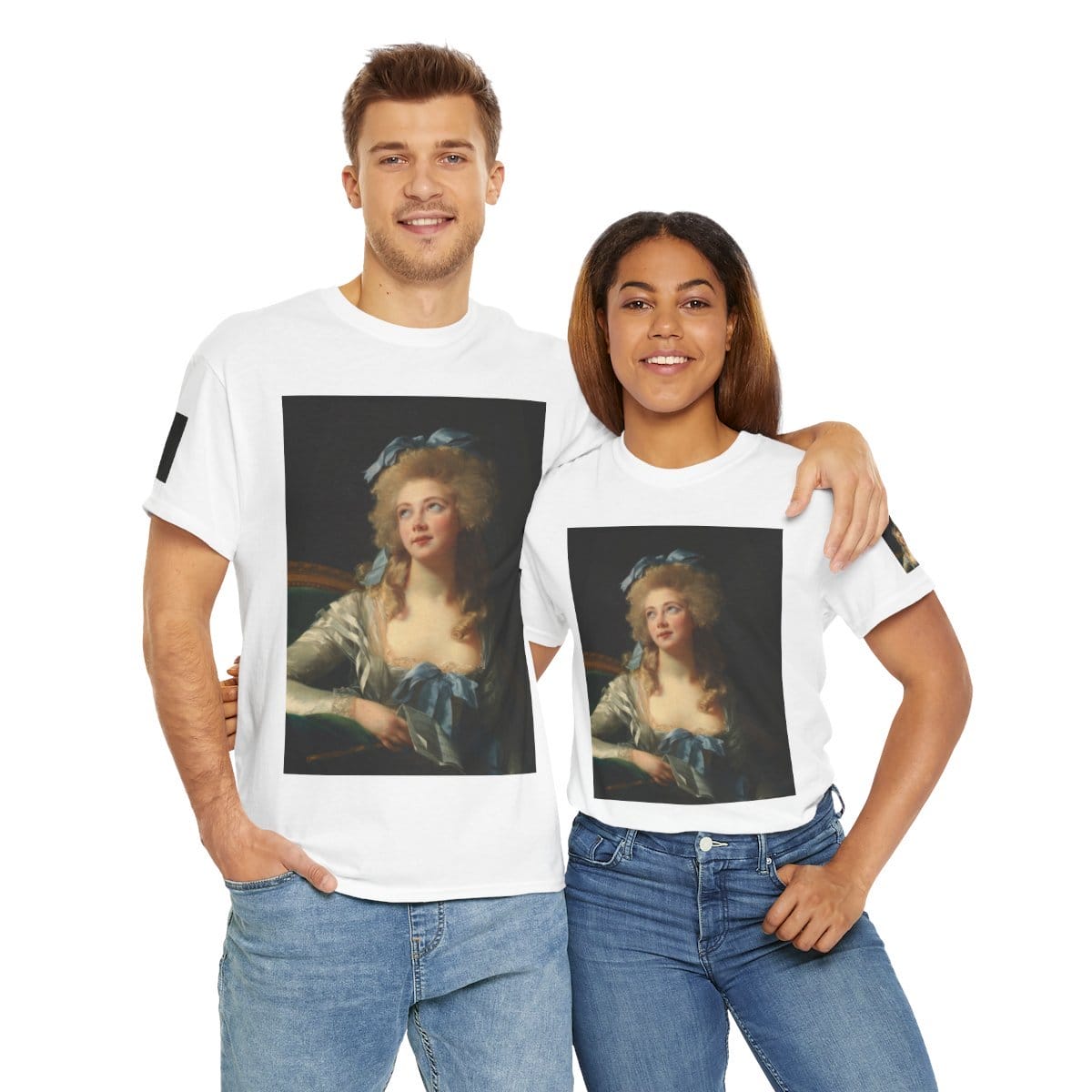 Heavy Cotton Art Tee, Artist Elisabeth Louise Vigee Le Brun, Artwork 