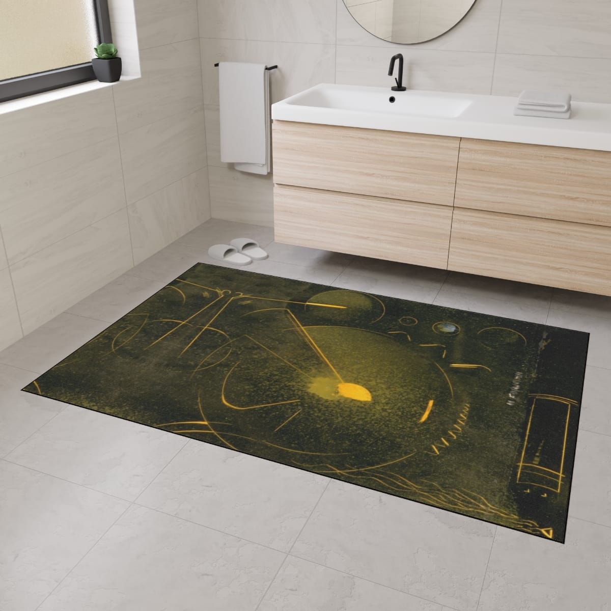 Heavy Duty Floor Art Mat, Artist Horatio Connell Forjohn, Artwork 