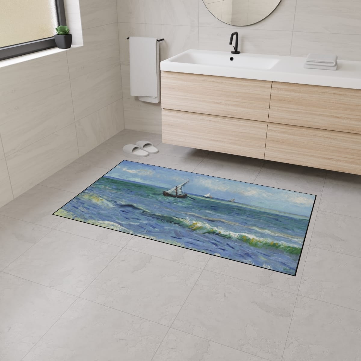 Heavy Duty Floor Art Mat, Artist Vincent Van Gogh, Artwork 