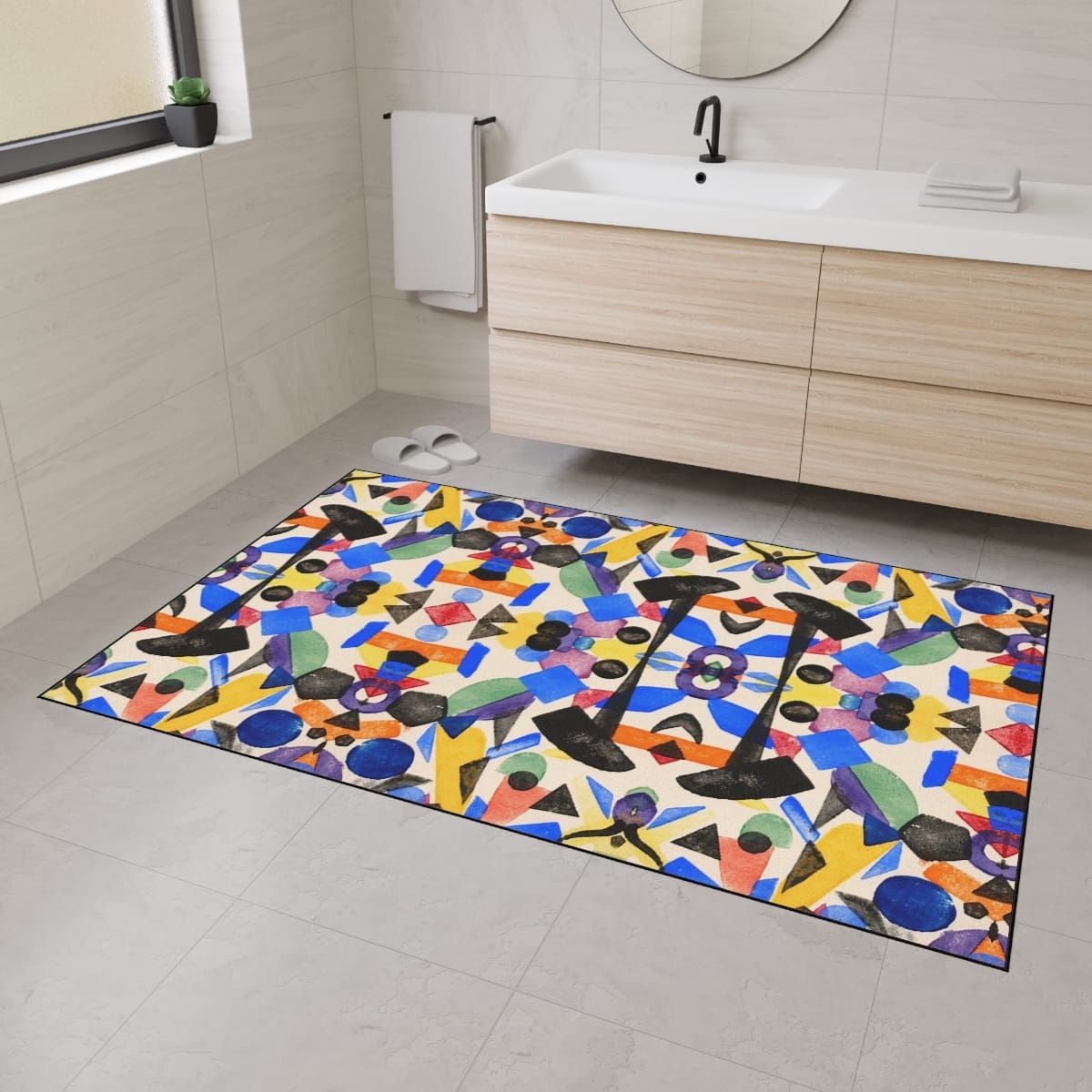 Heavy Duty Floor Art Mat, Artist Jay Van Everen, Artwork 