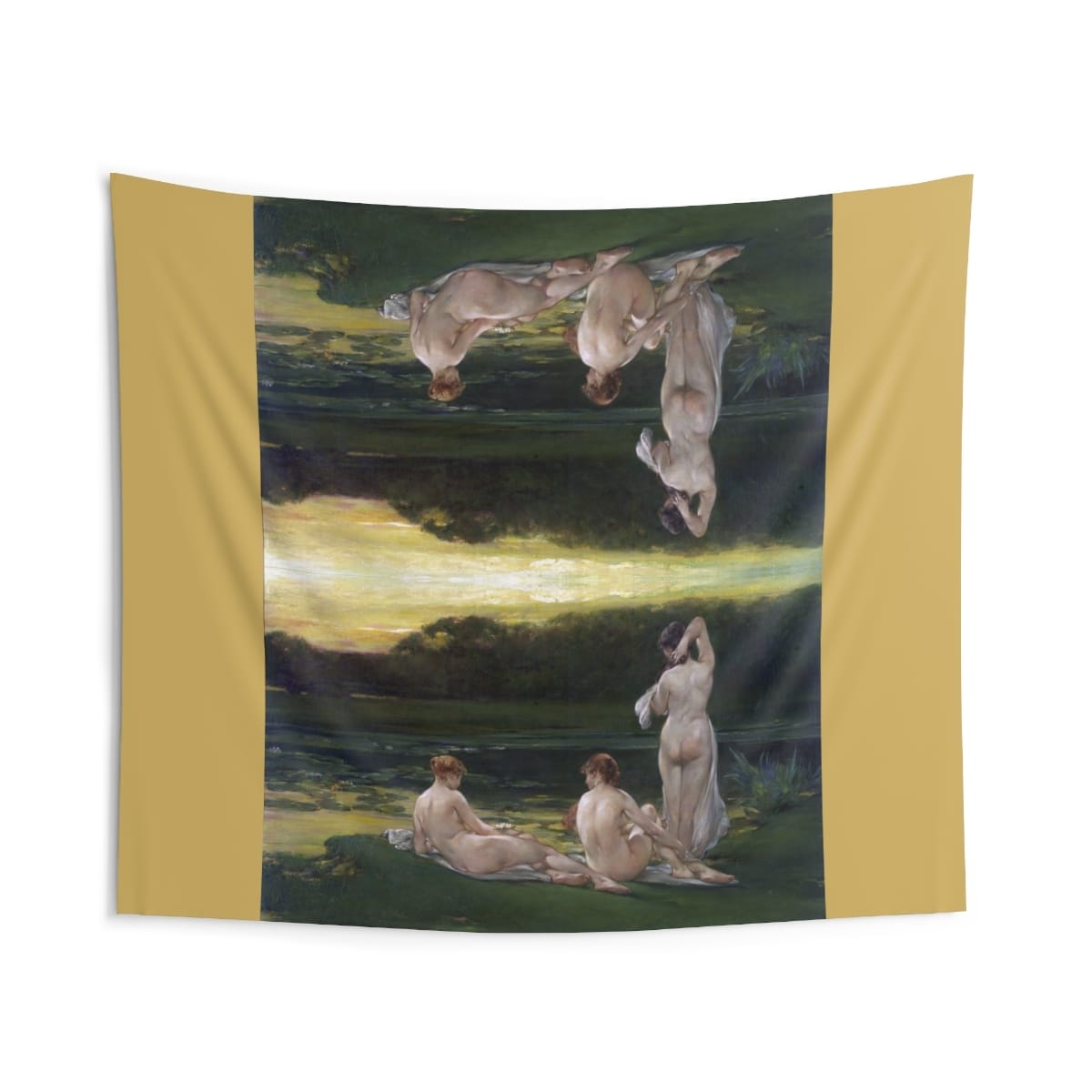 Indoor Wall Art Tapestry, Artist Walter Shirlaw, Artwork 