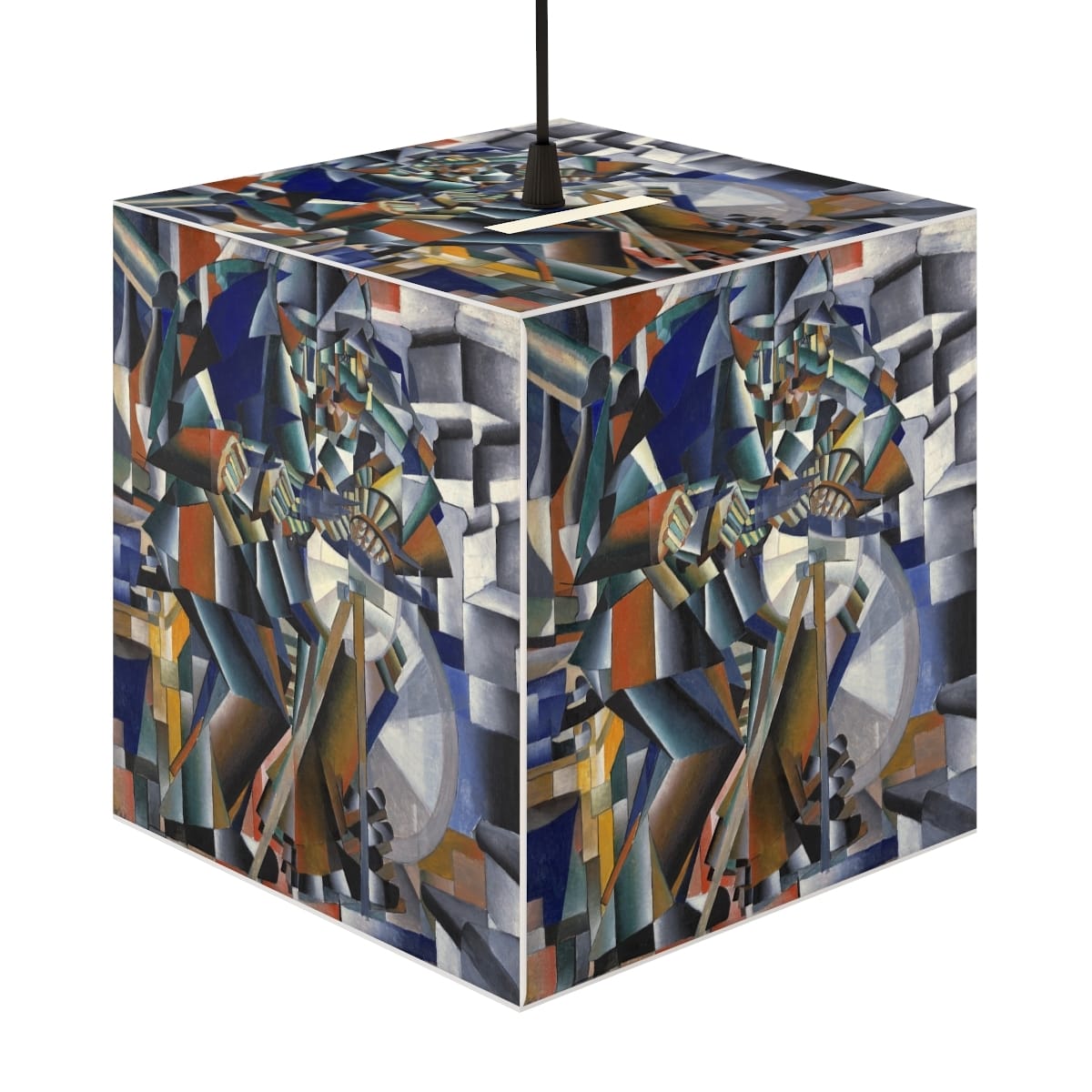 Light Cube Art Lamp, Artist Kazimir Malevich, Artwork 