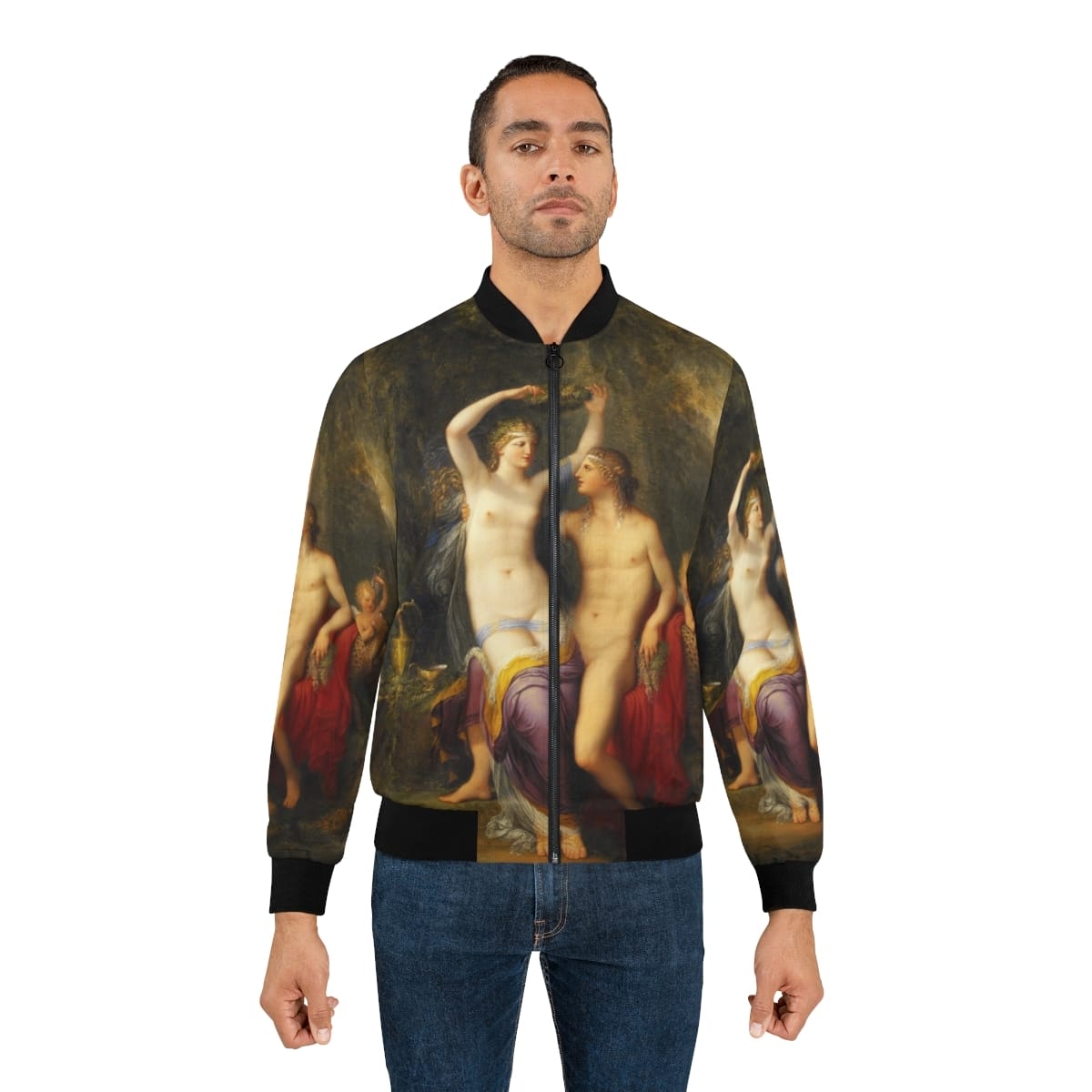 Main artwork: Men's Bomber Art Jacket