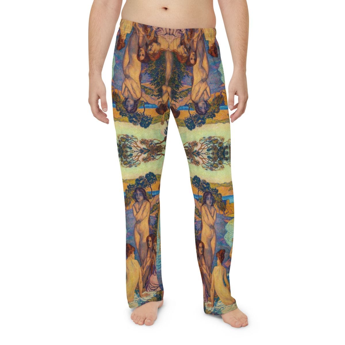 Mens Art Pajama Pants, Artist Theo Van Rysselberghe, Artwork 