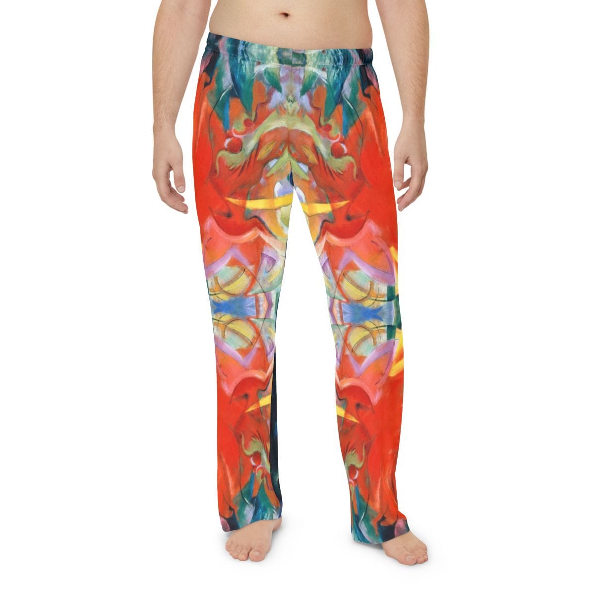 Mens Art Pajama Pants, Artist Franz Marc, Artwork 