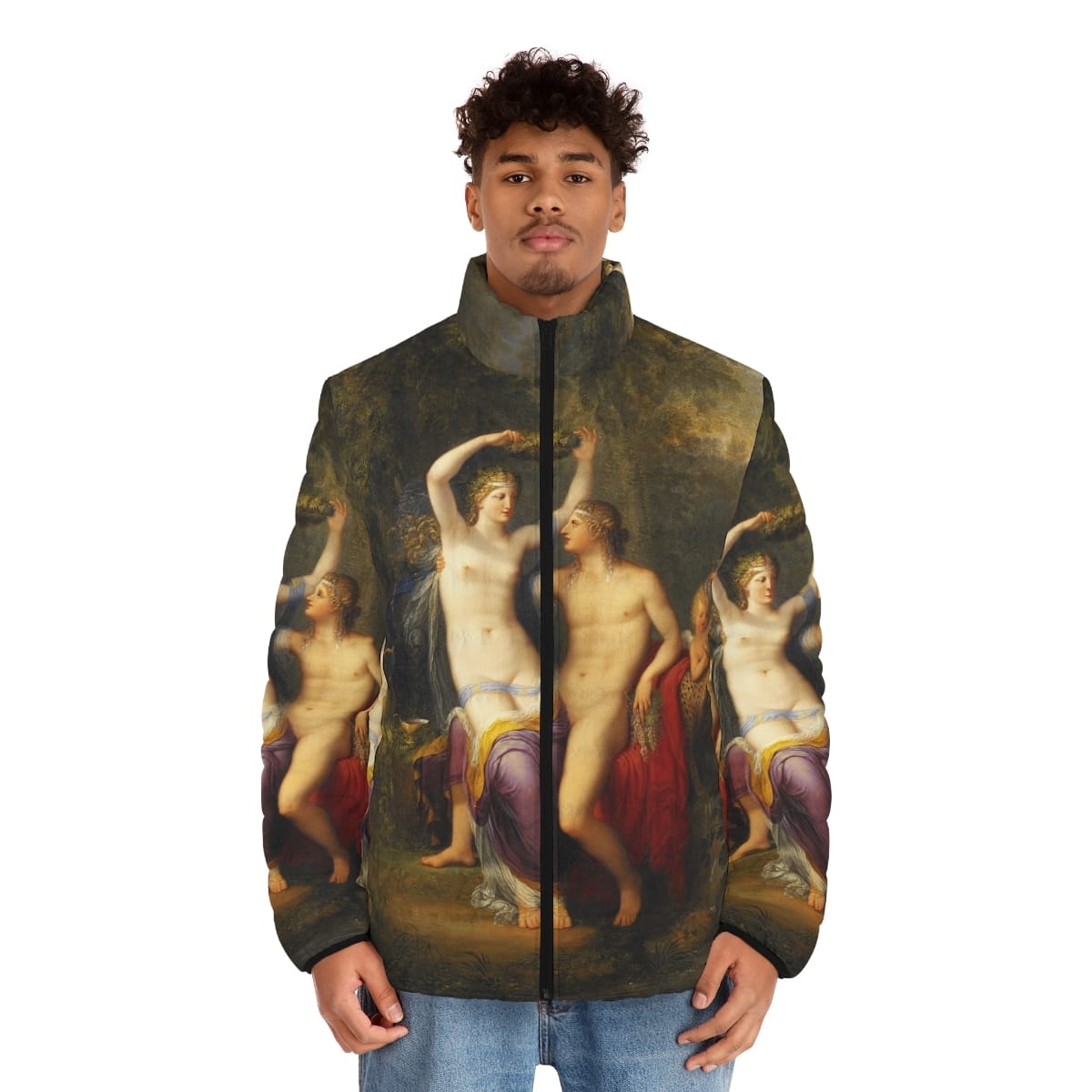 Men's Puffer Art Jacket