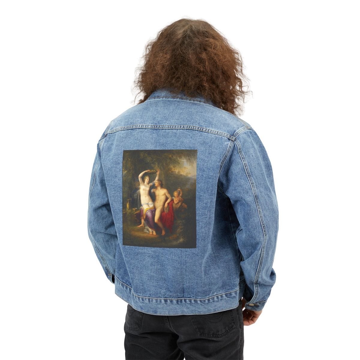 Men's Denim Art Jacket