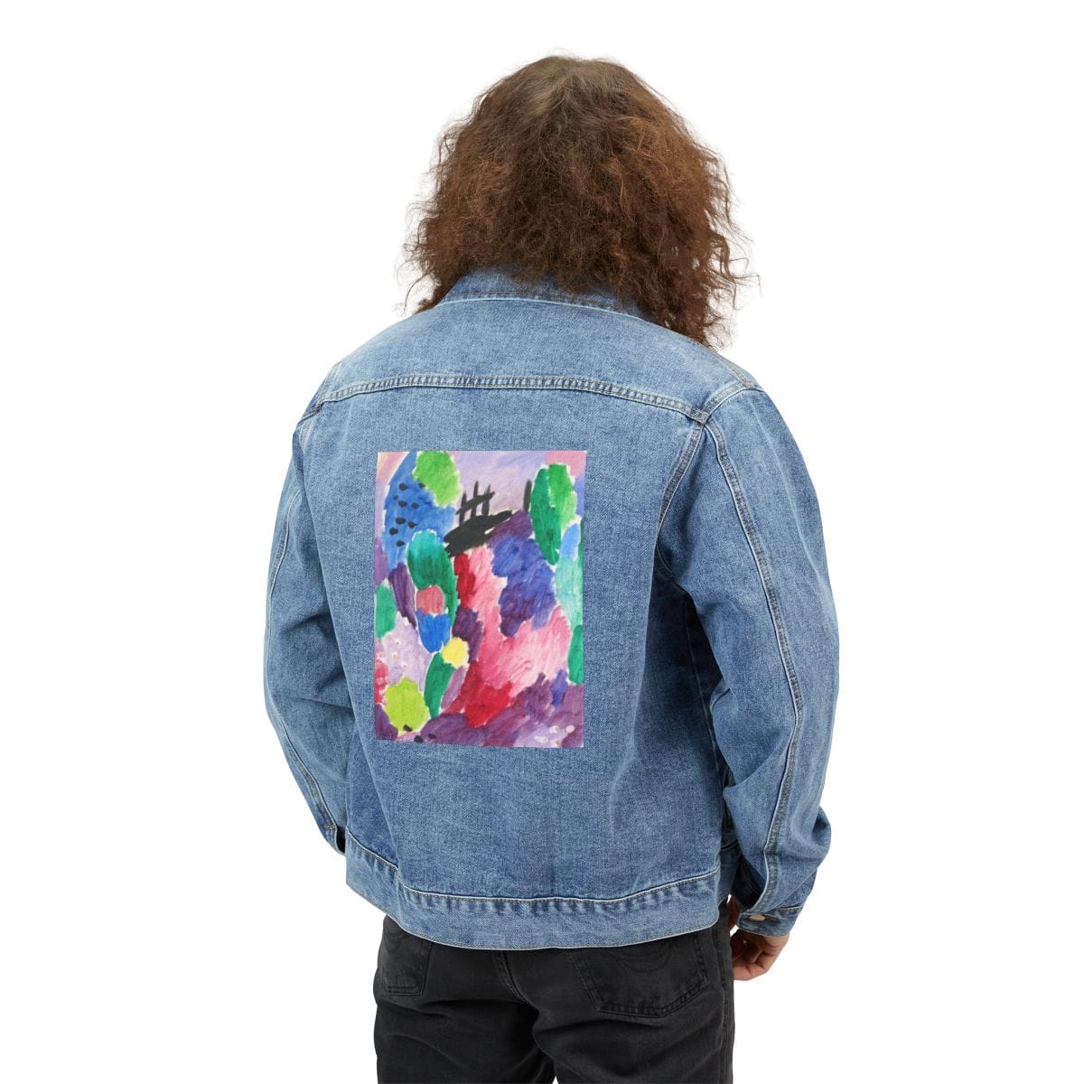 Men's Denim Art Jacket