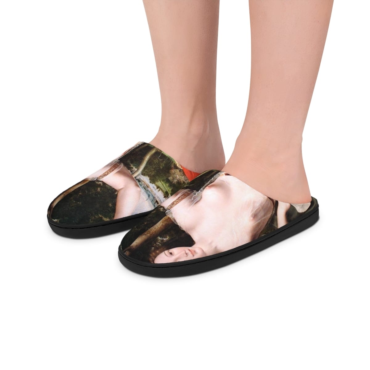 Mens Indoor Art Slippers, Artist Jan Massys, Artwork 