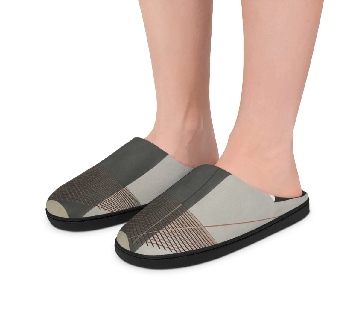 Mens Indoor Art Slippers, Artist El Lissitzky, Artwork 