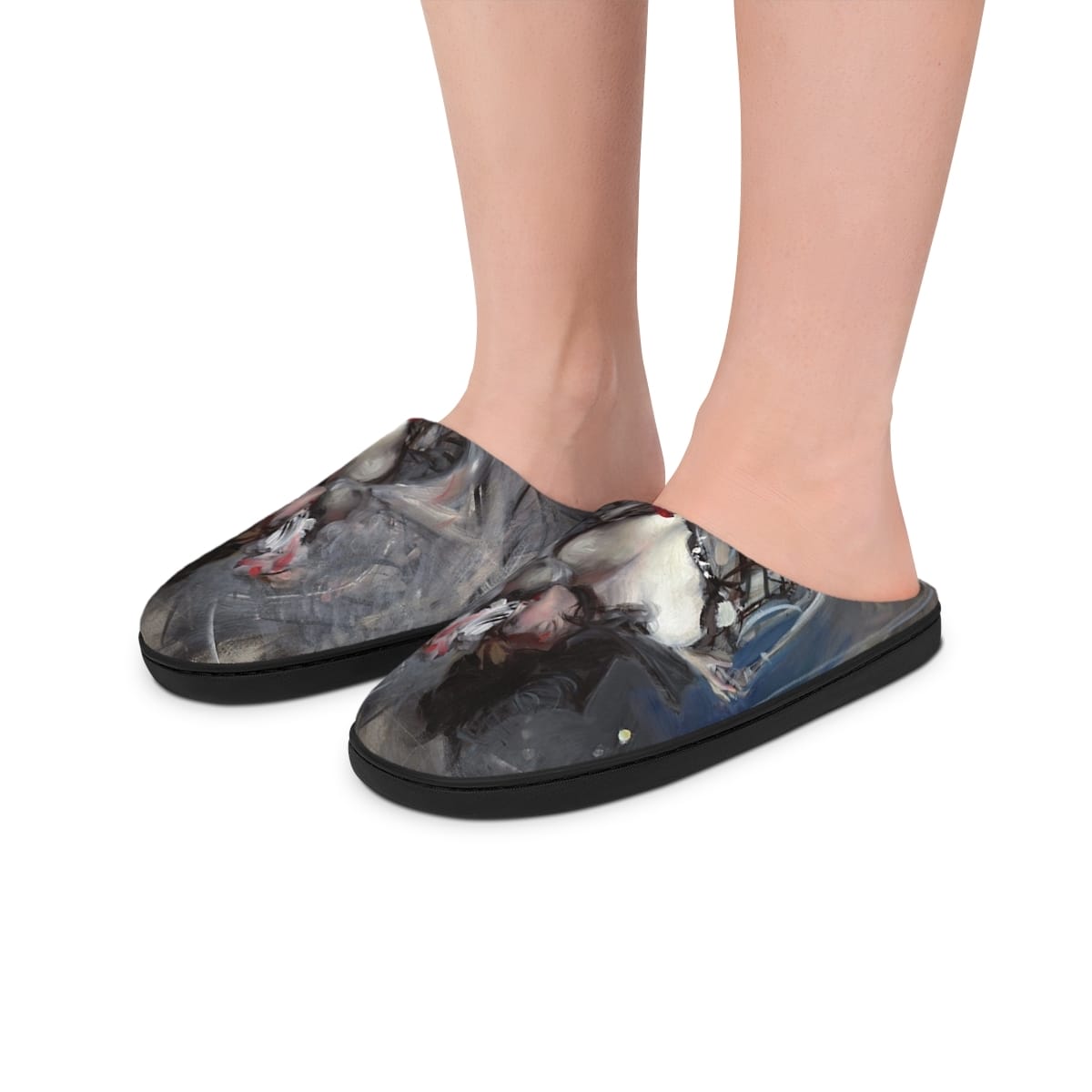 Mens Indoor Art Slippers, Artist Giovanni Boldini, Artwork 