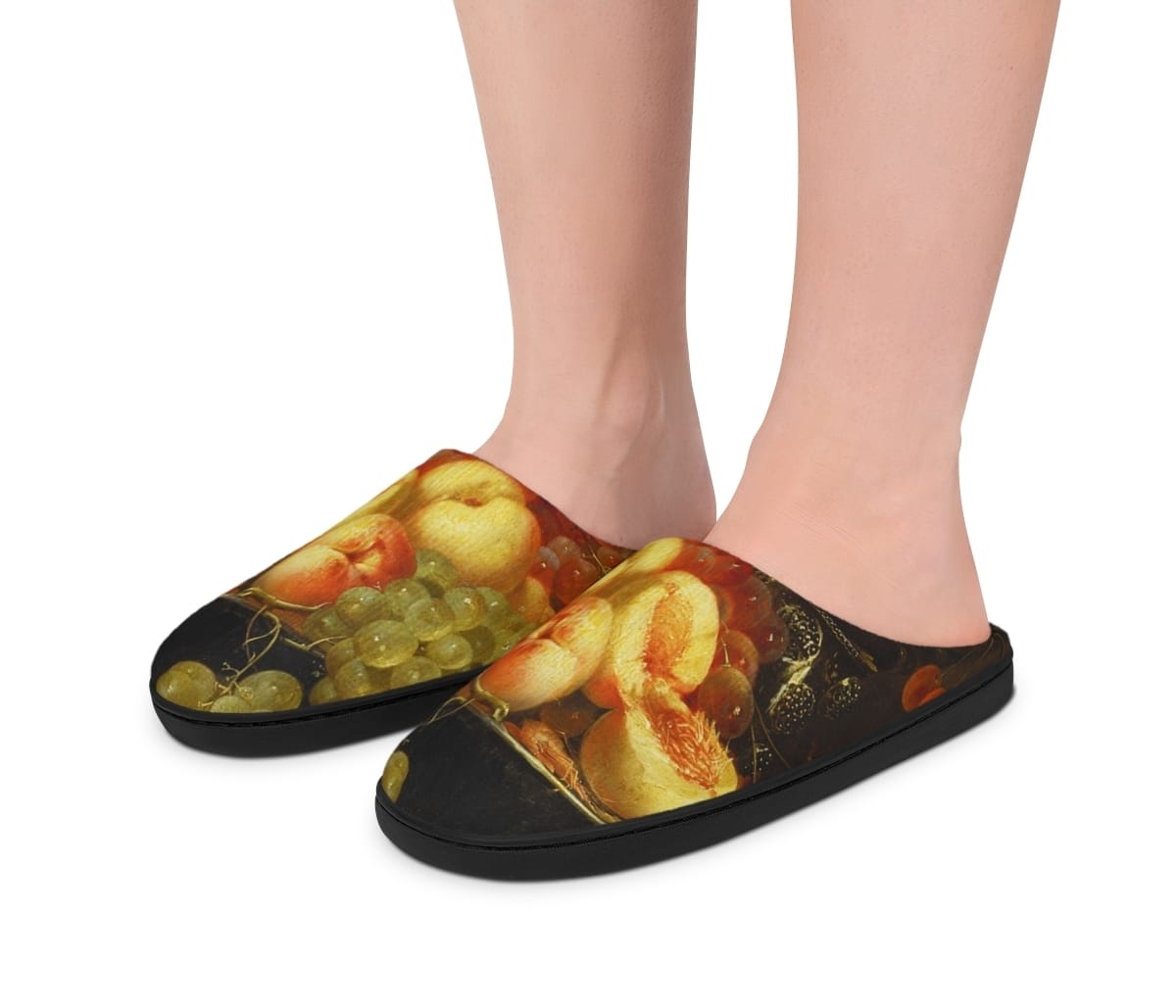 Mens Indoor Art Slippers, Artist Pieter De Ring, Artwork 