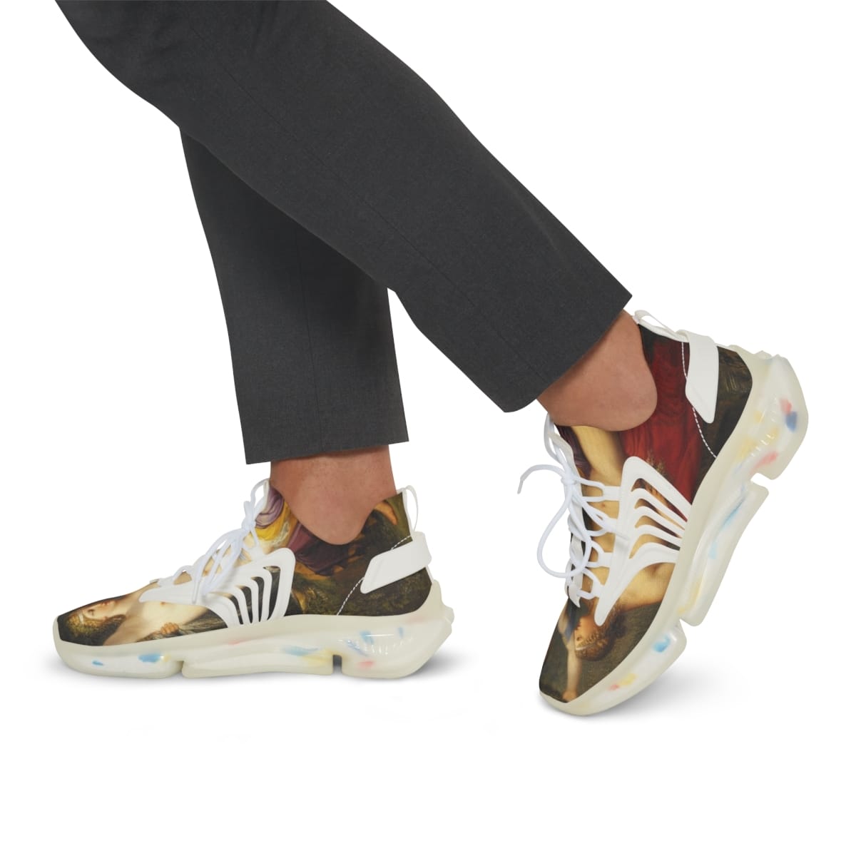 Men's Mesh Art Sneakers