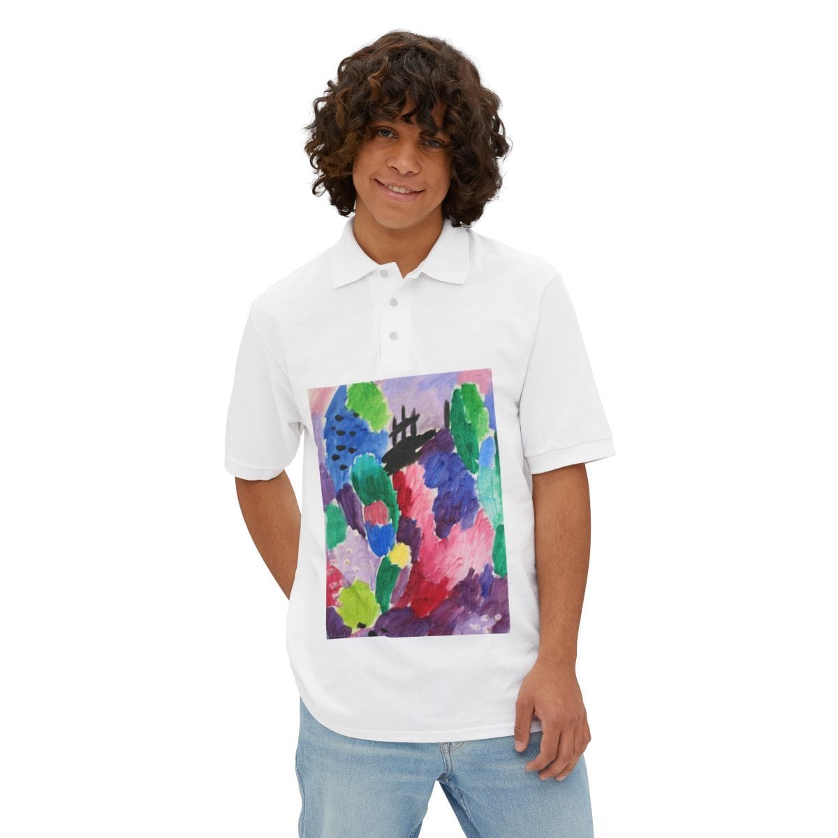 Men's Piqué Art Polo