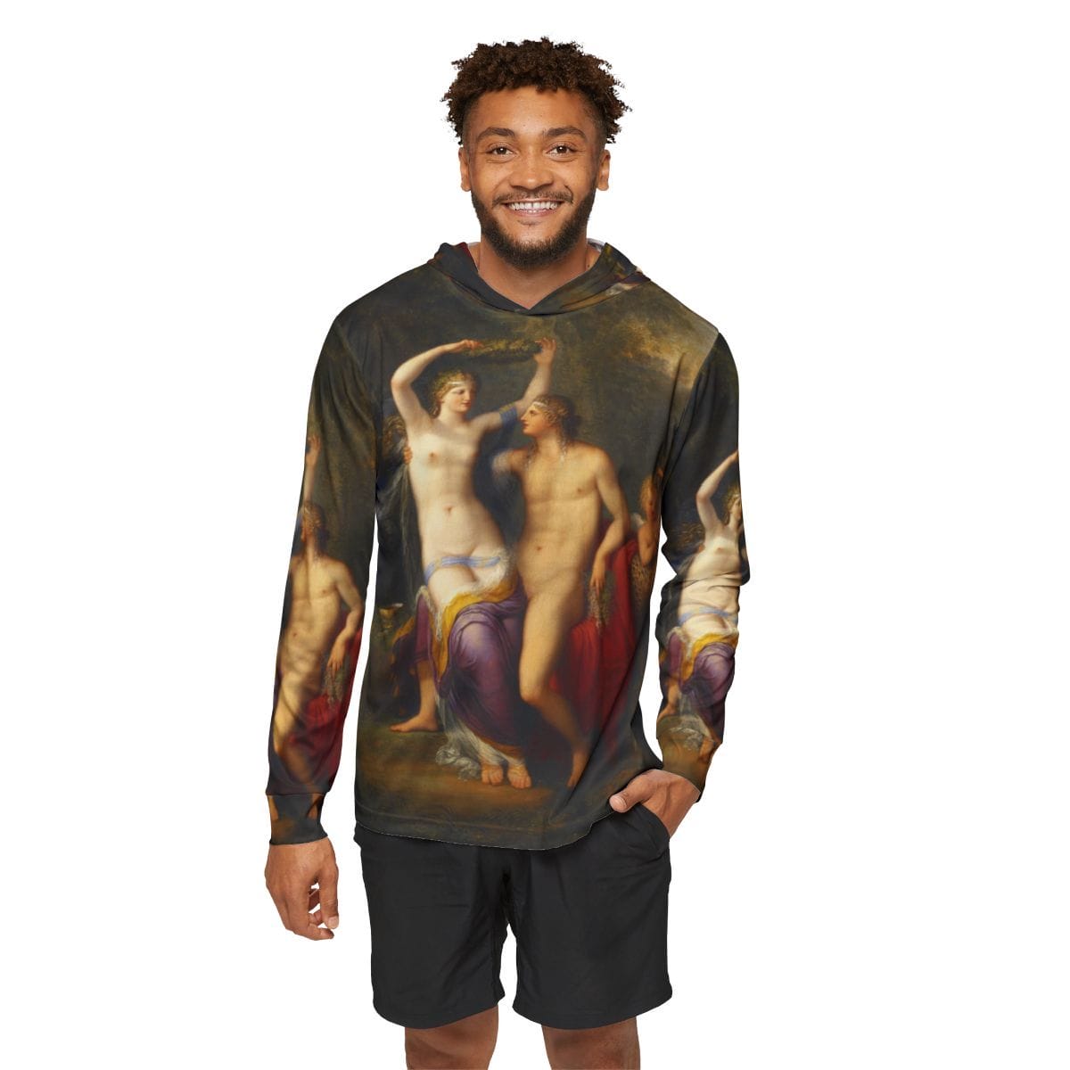 Men's Sports Warmup Art Hoodie