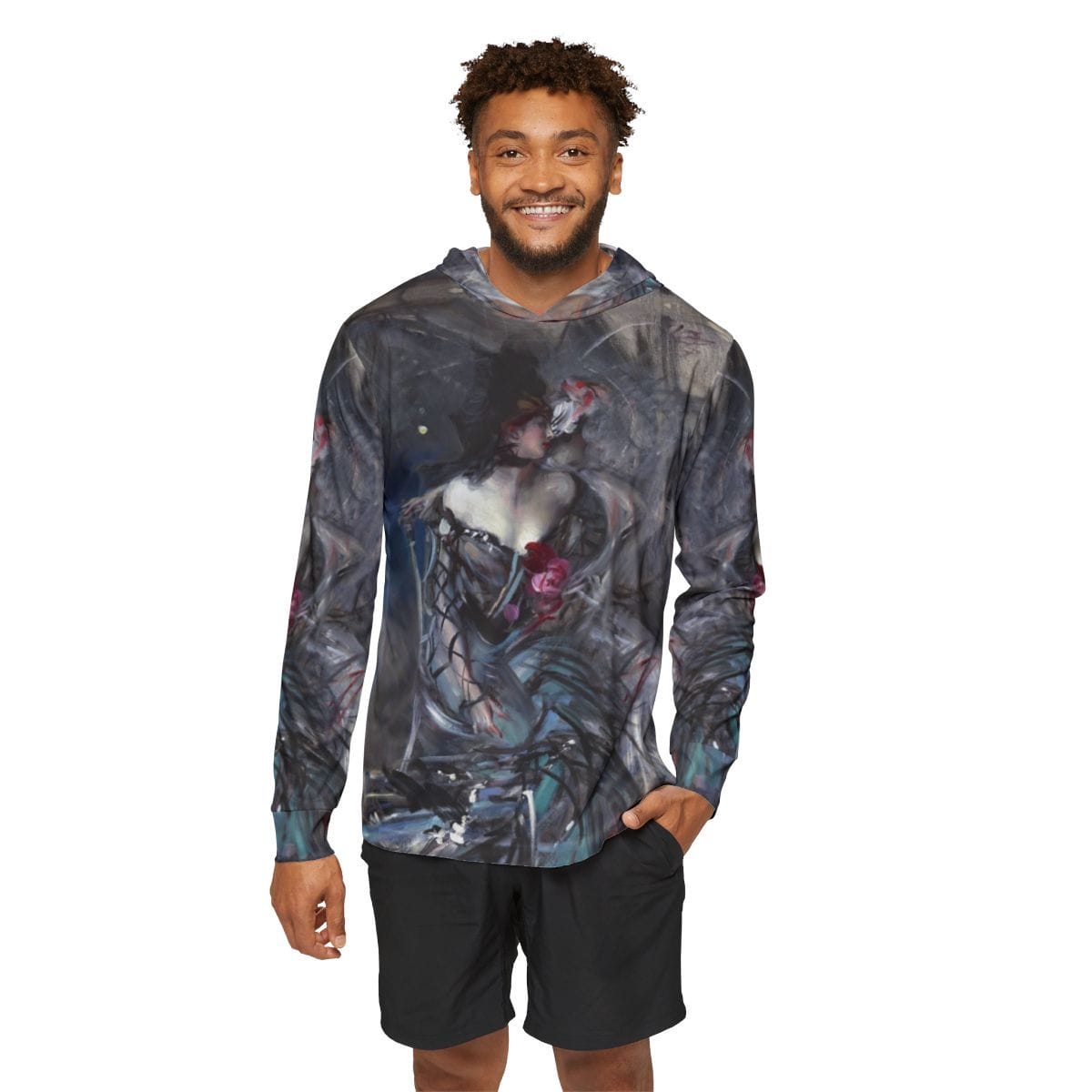 Mens Sports Art Warmup Hoodie, Artist Giovanni Boldini, Artwork 