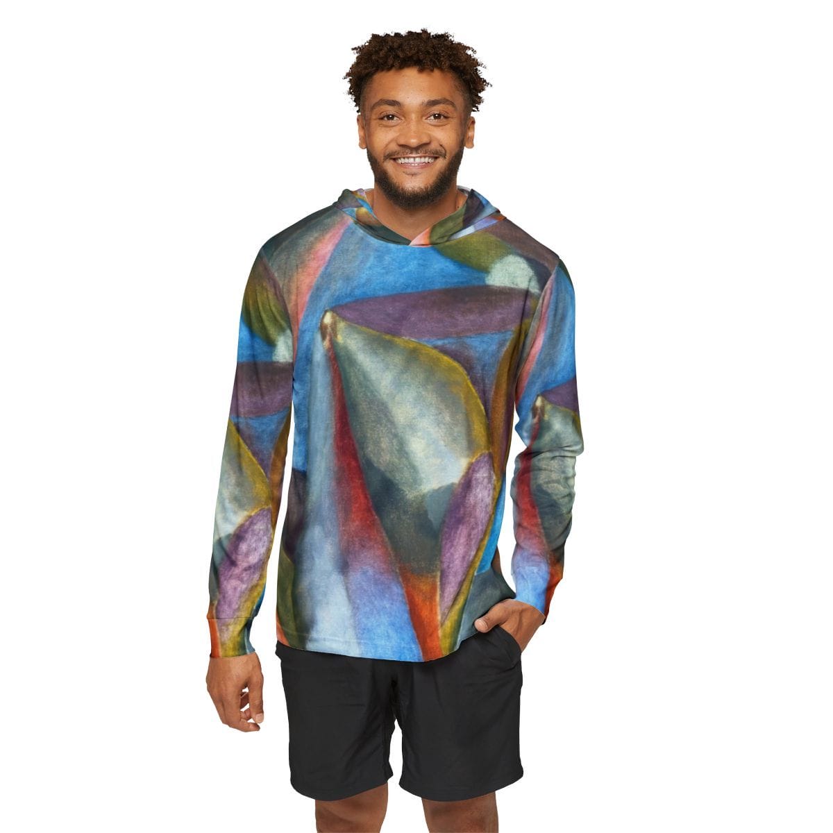 Mens Sports Art Warmup Hoodie, Artist Wladimir Burljuk, Artwork 