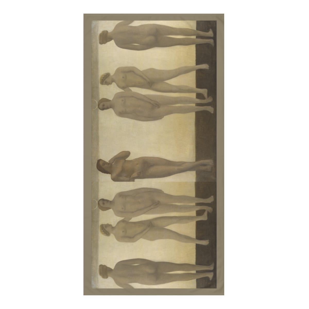 Mink Cotton Art Towel, Artist Vilhelm Hammershoi, Artwork 