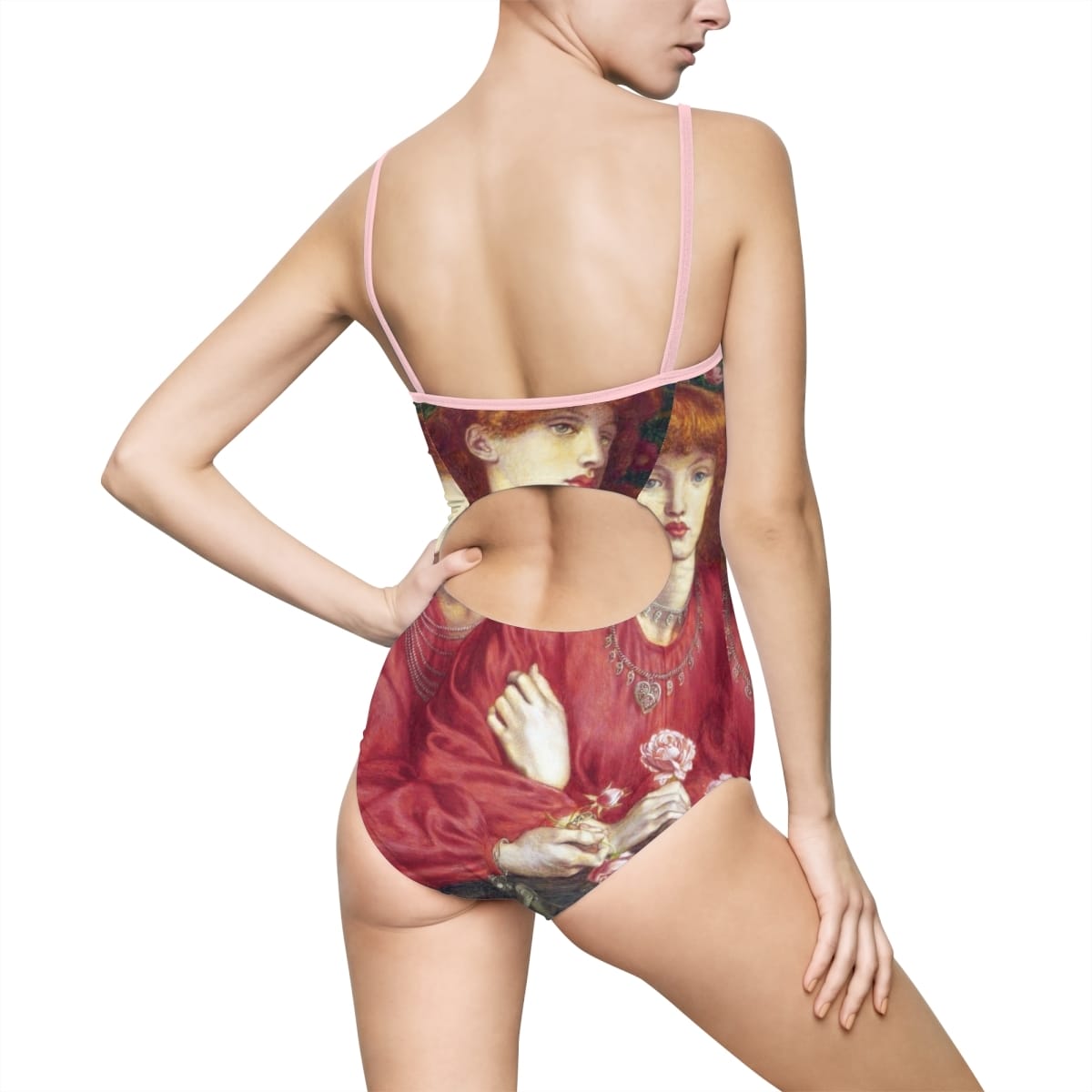 One Piece Art Swimsuit, Artist Dante Gabriel Rossetti, Artwork 