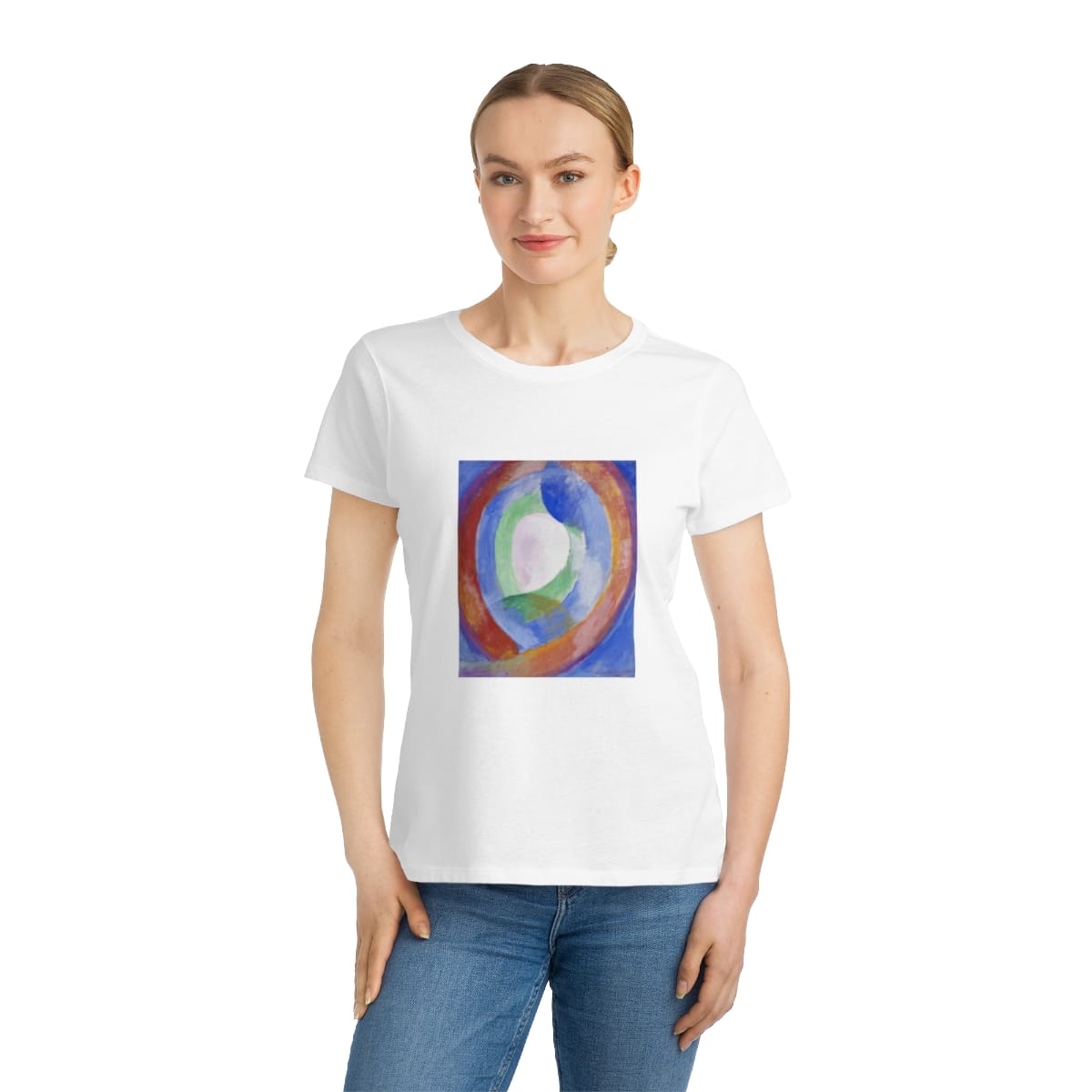 Organic Womens Classic Art T Shirt, Artist Robert Delaunay, Artwork 