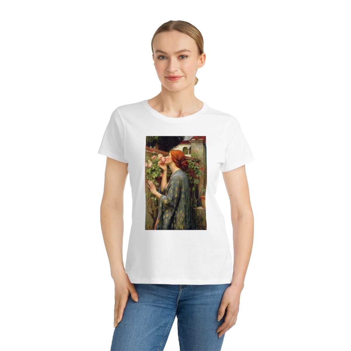 Organic Womens Classic Art T Shirt, Artist John William Waterhouse, Artwork 
